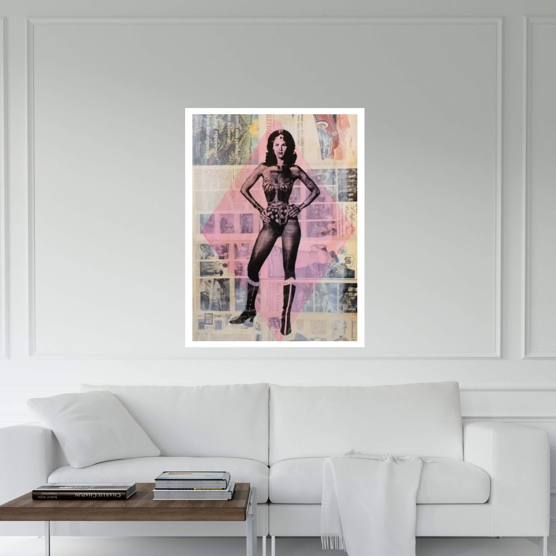 Wonder Woman, Lynda Carter Canvas Wall Art - Y Canvas