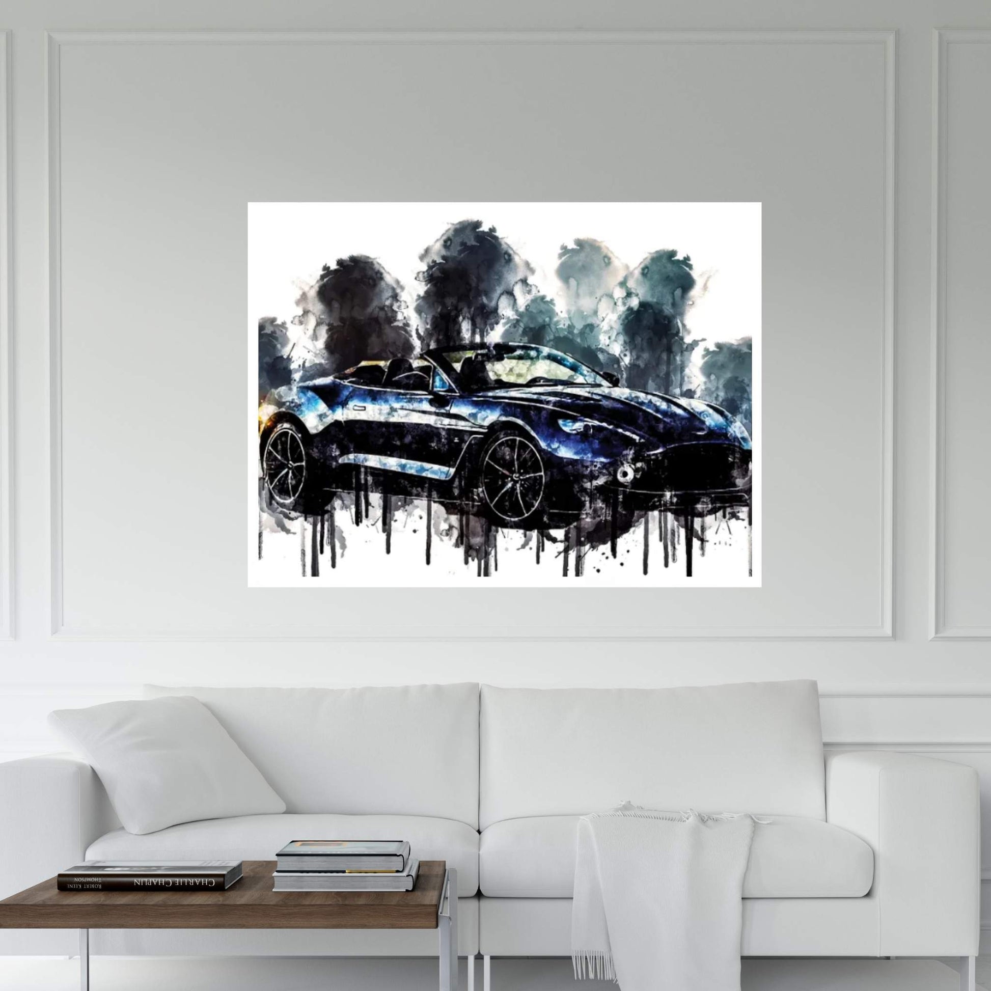 Car 2017 Aston Martin Vanquish Zagato Volante Canvas Wall Art - Y Canvas