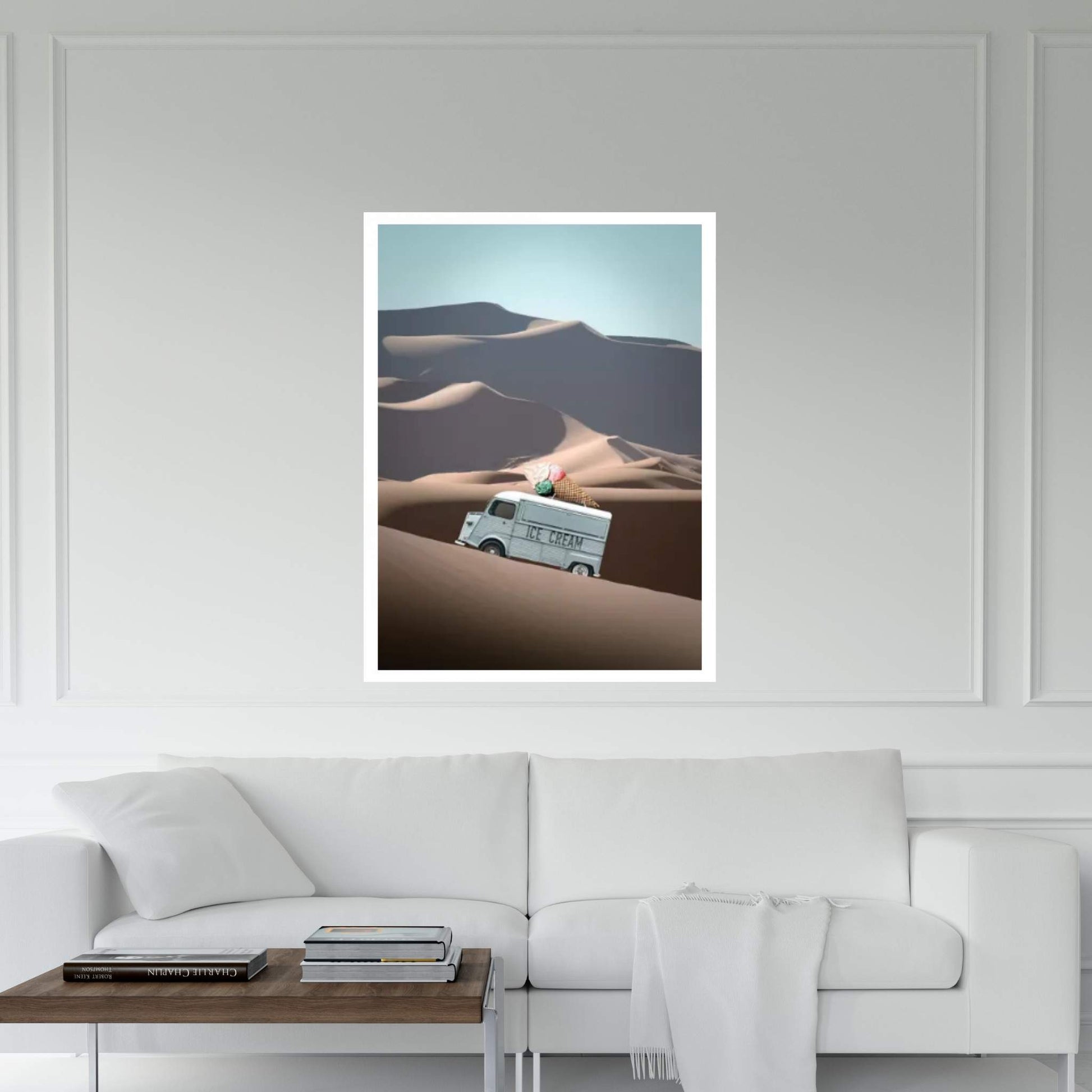 Ice Cream Van Canvas Wall Art - Y Canvas