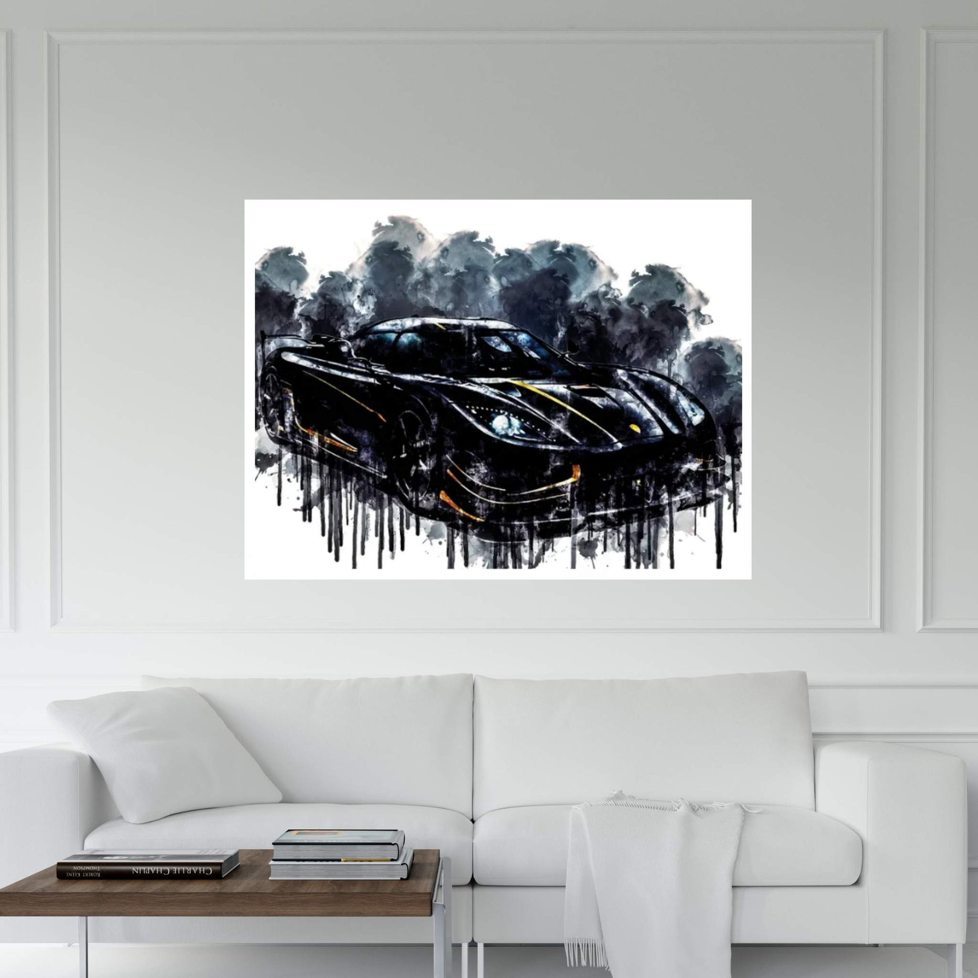 2017 Koenigsegg Agera RS Gryphon Vehicle CXIV Canvas Wall Art - Y Canvas