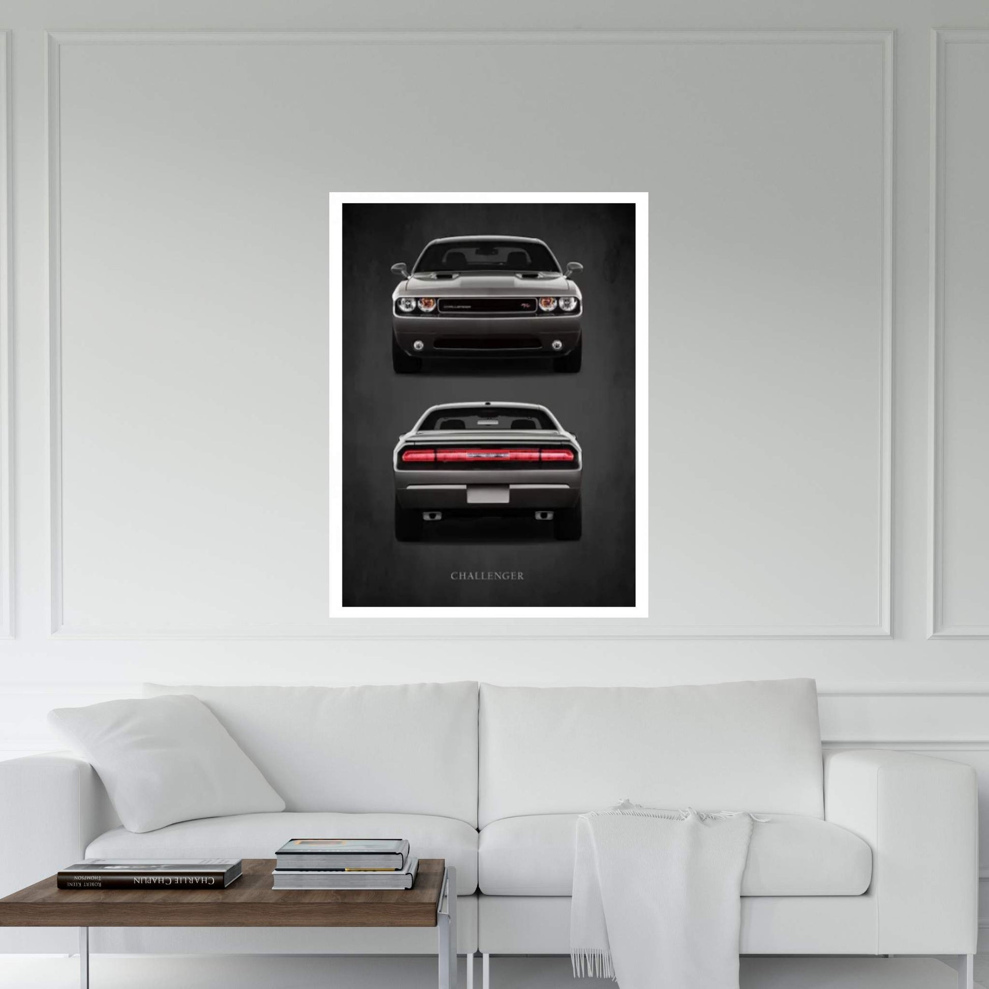 Dodge Challenger RT Canvas Wall Art - Y Canvas