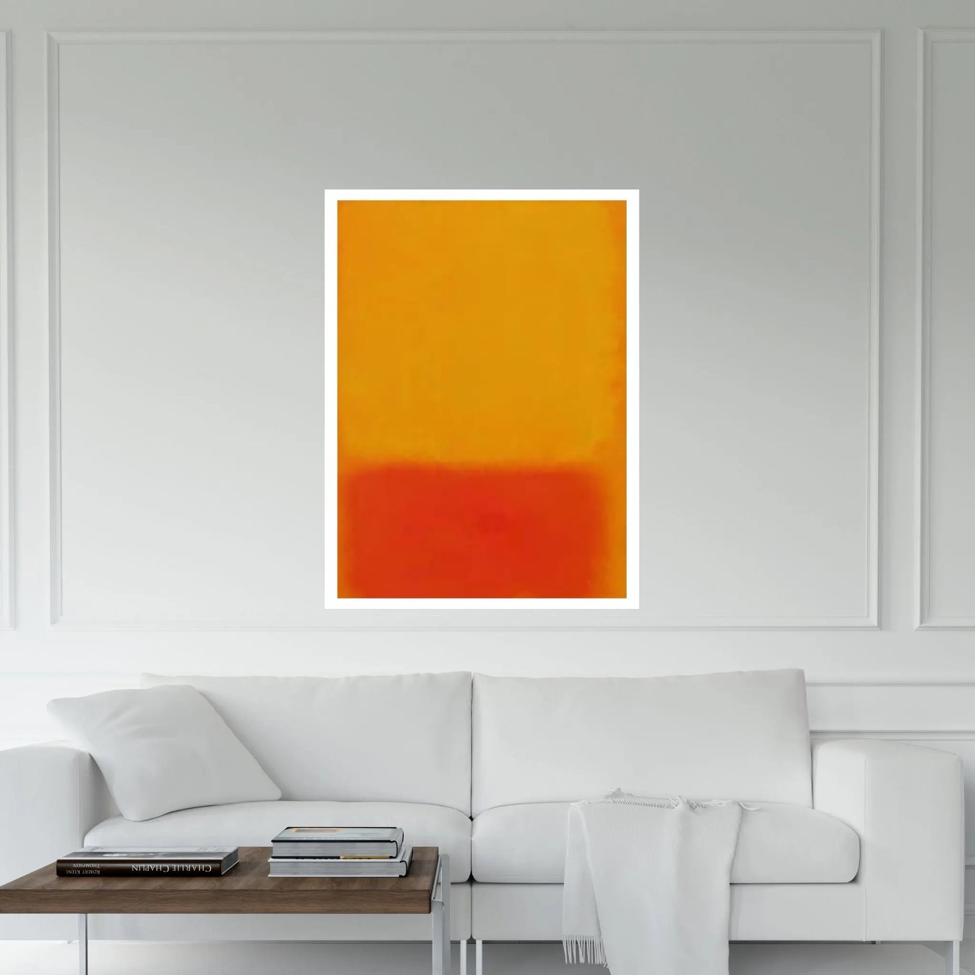 Mark Rothko Frame Canvas/Poster Art Reproduction, Rothko Reproduction - Y Canvas