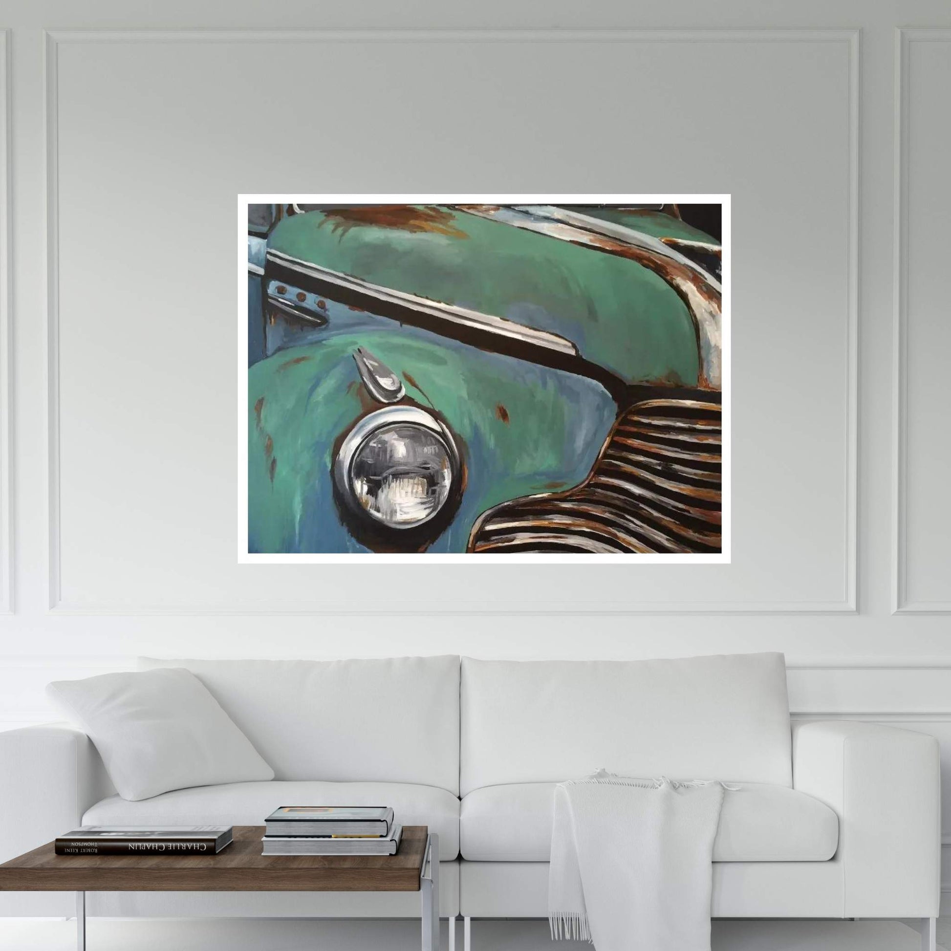 Old Buick I Canvas Wall Art - Y Canvas