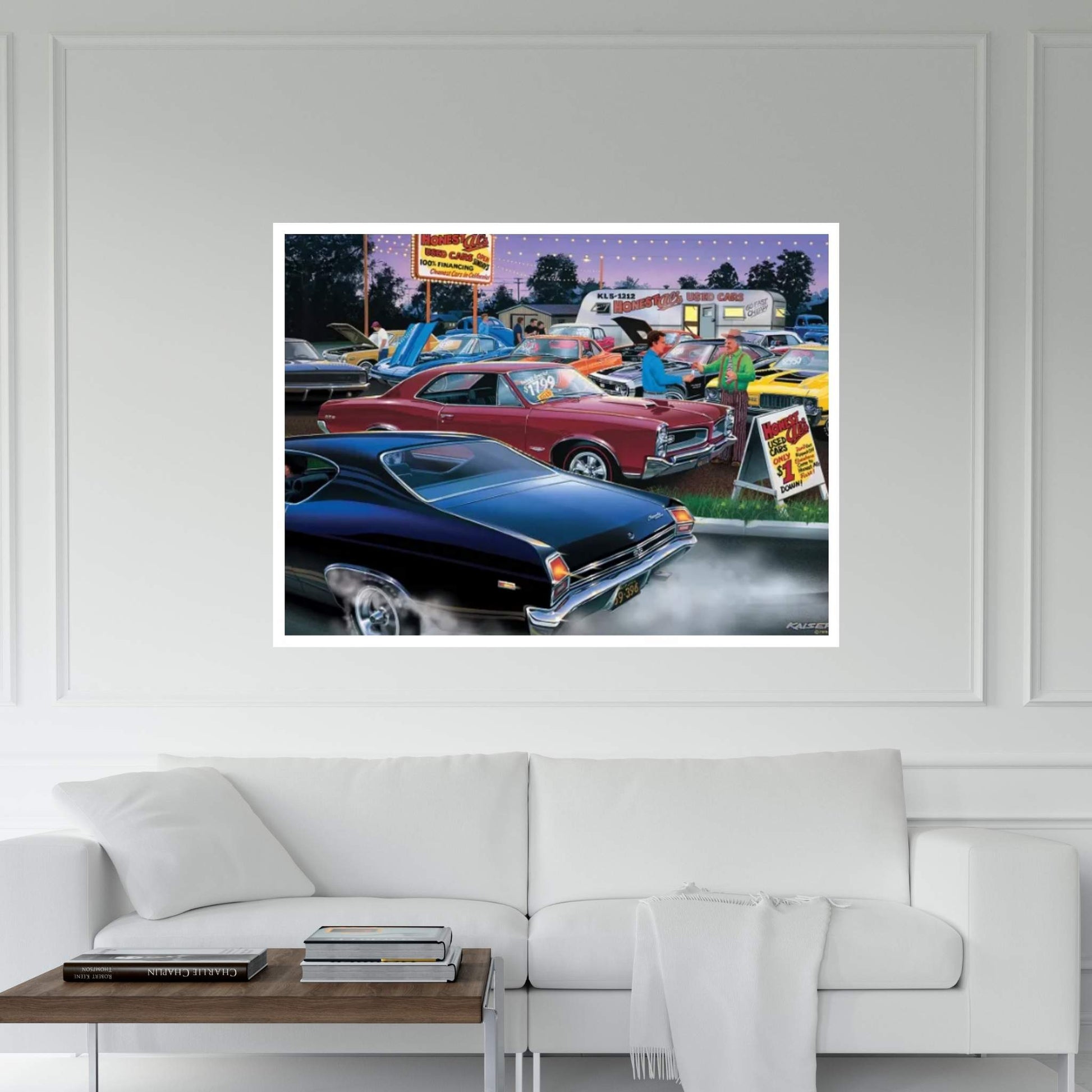 Honest Al's Used Cars Canvas Wall Art - Y Canvas