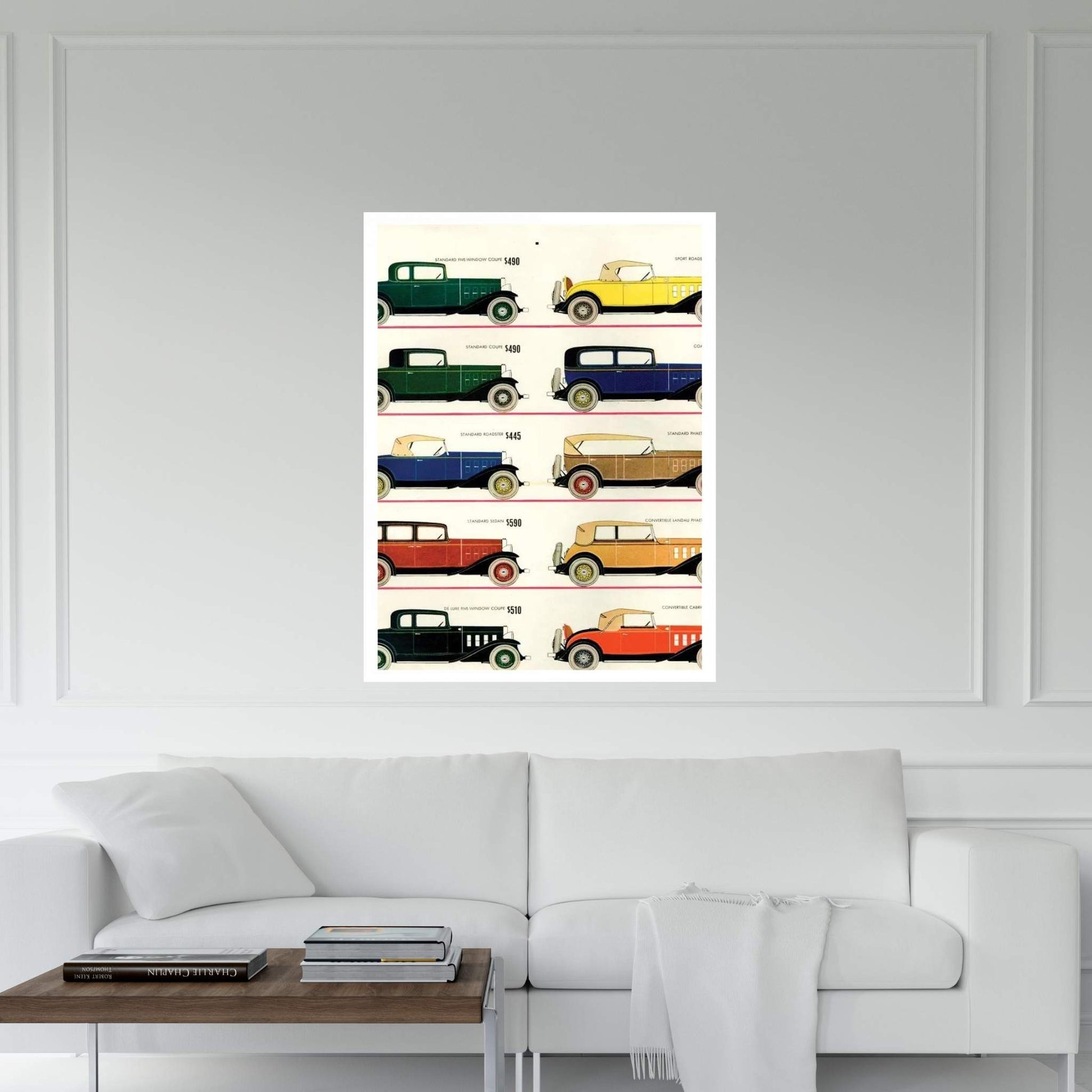 1930s Chevrolet Magazine Advert Canvas Wall Art - Y Canvas