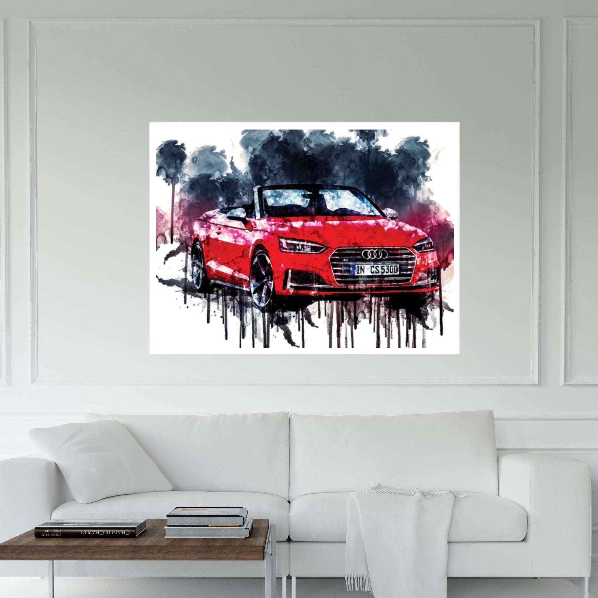 2017 Audi S5 Cabriolet Canvas Wall Art - Y Canvas