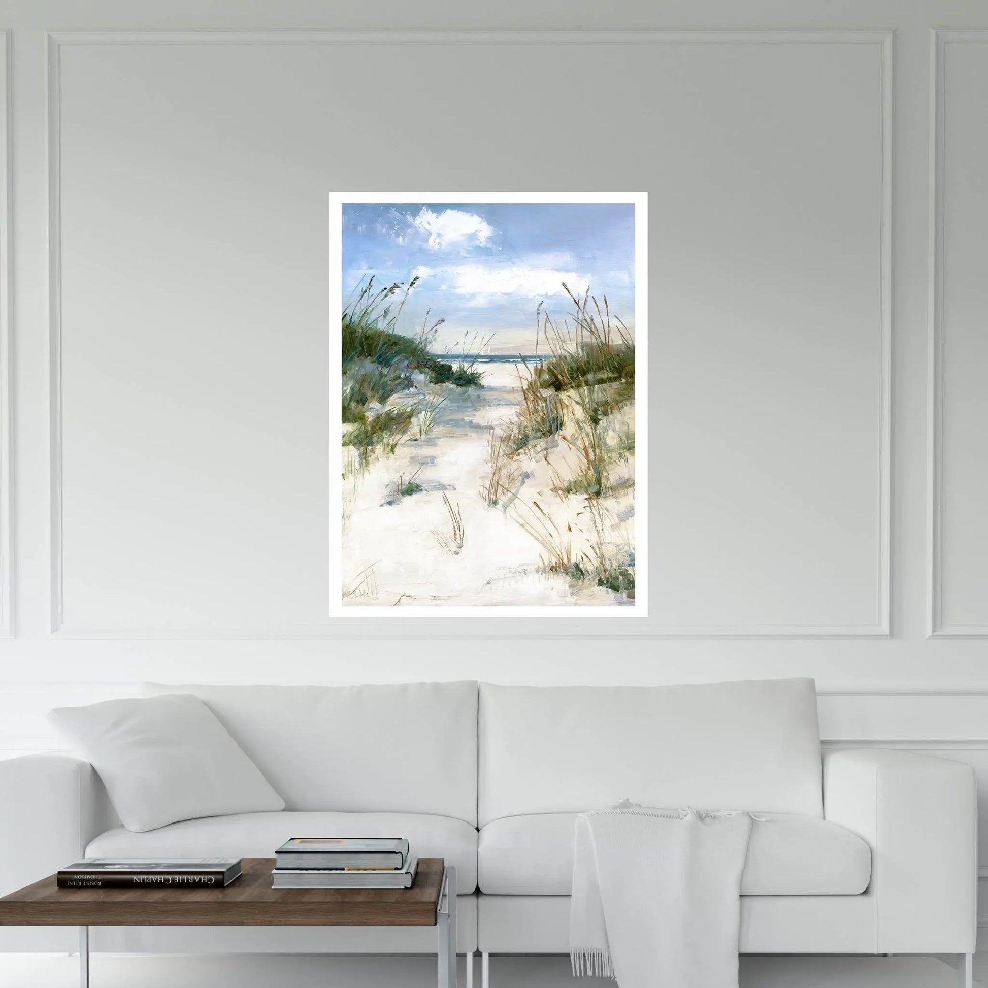 Dune View Canvas Wall Art - Y Canvas