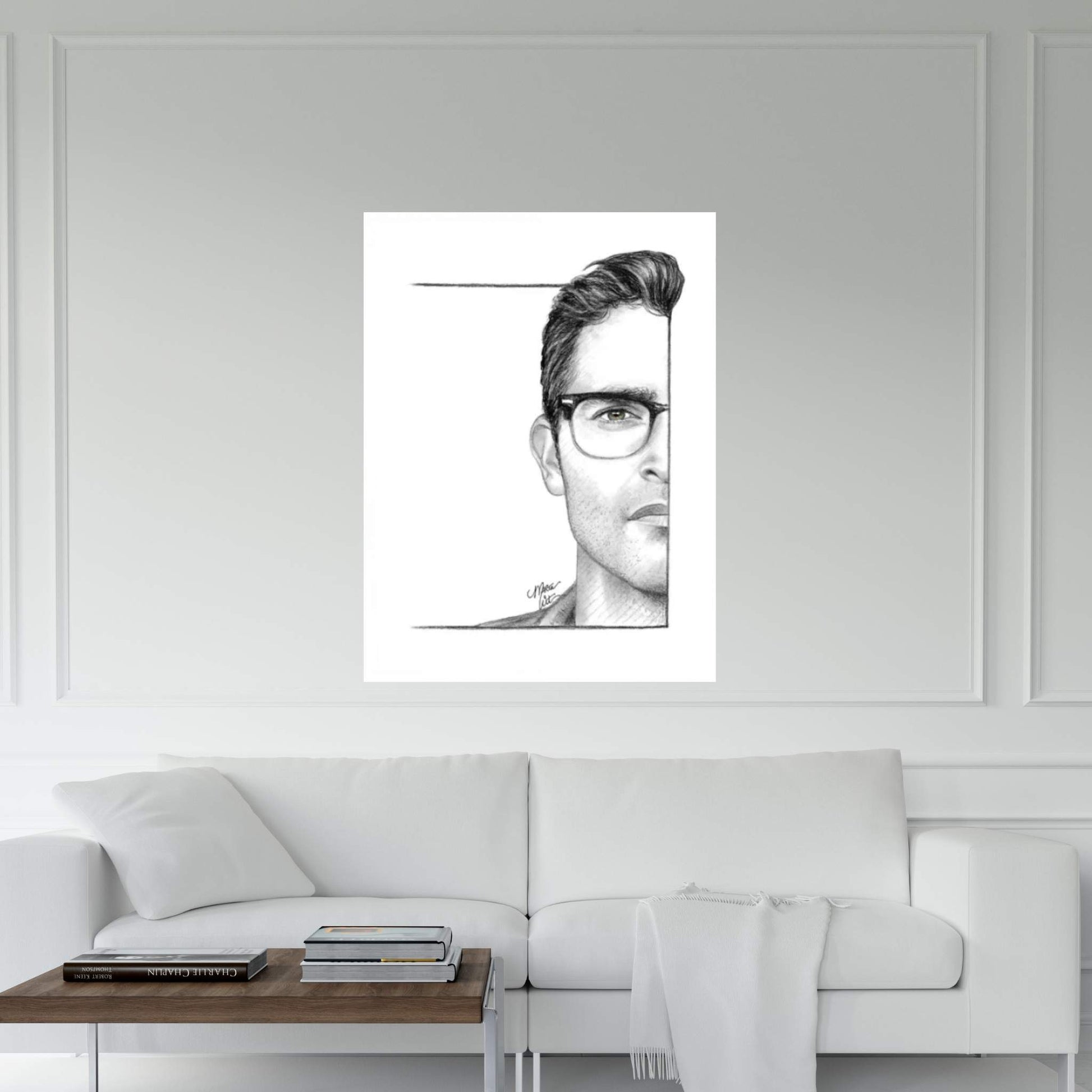 Clark Kent Canvas Wall Art - Y Canvas