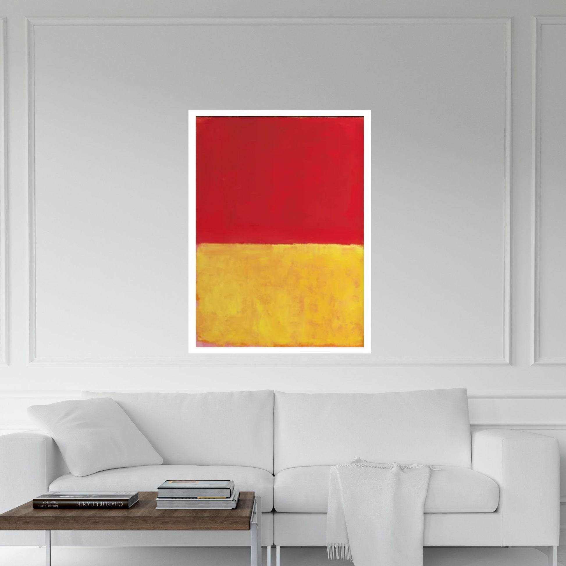 Mark Rothko Frame Canvas/Poster Art Reproduction, Rothko Reproduction, Modern Art Expressionism Painting - Y Canvas