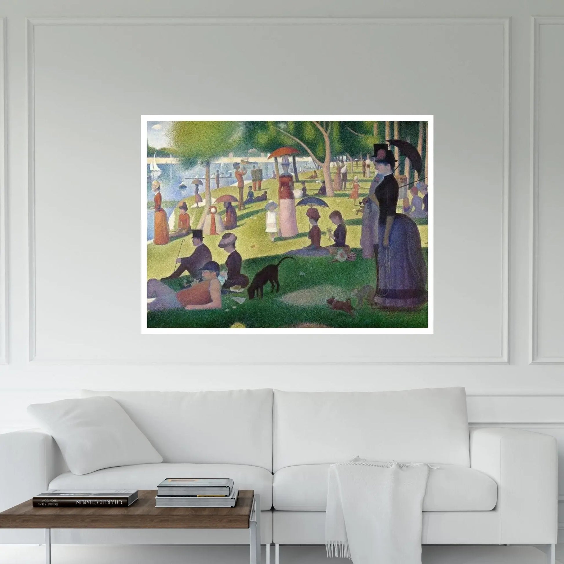 Sunday Afternoon on the Island of La Grande Jatte Canvas Wall Art - Y Canvas