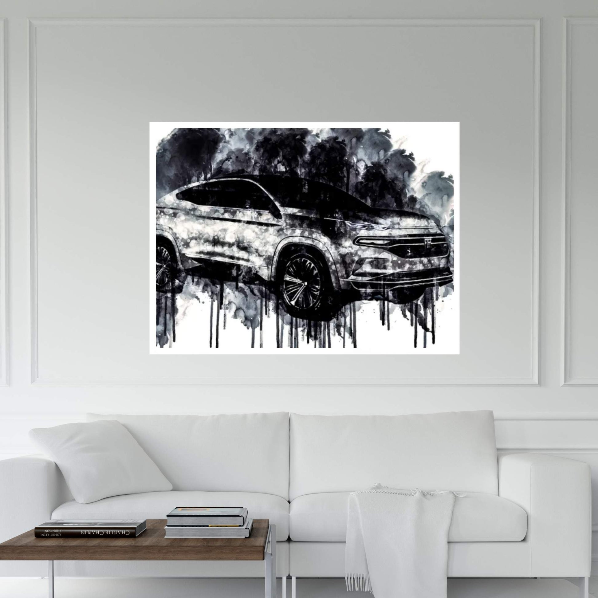 2018 Fiat Fastback SUV Vehicle CDXCVII Canvas Wall Art - Y Canvas