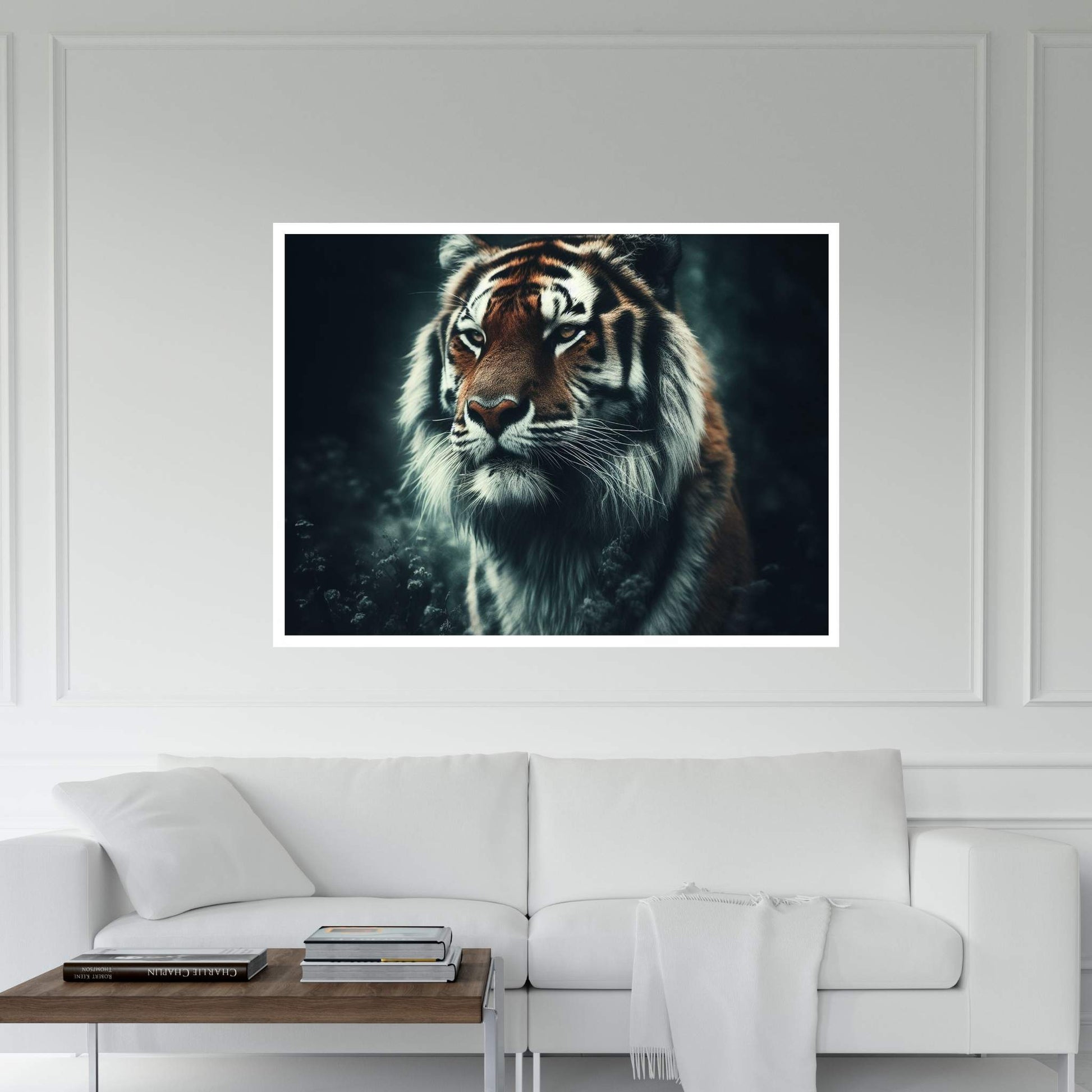 Tiger Canvas Print Art,Animal Wall Art, Canvas Wall Art - Y Canvas