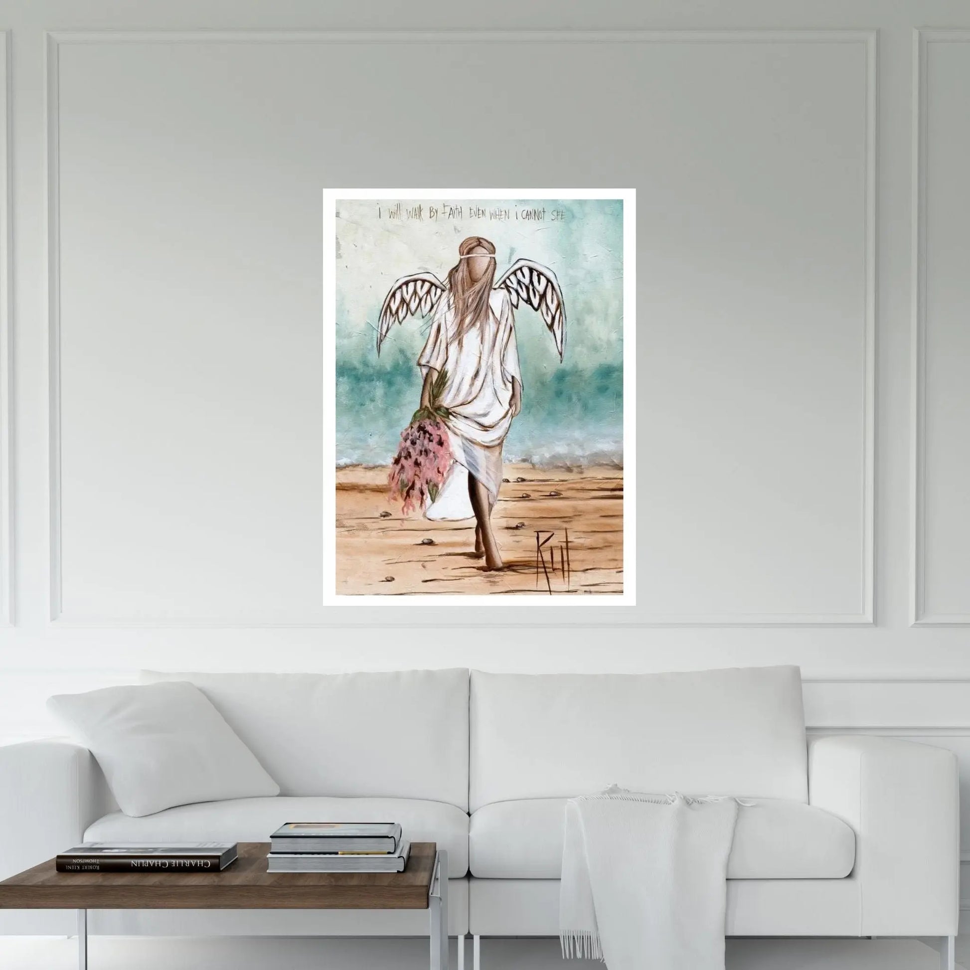 Walk By Faith Canvas Wall Art - Y Canvas