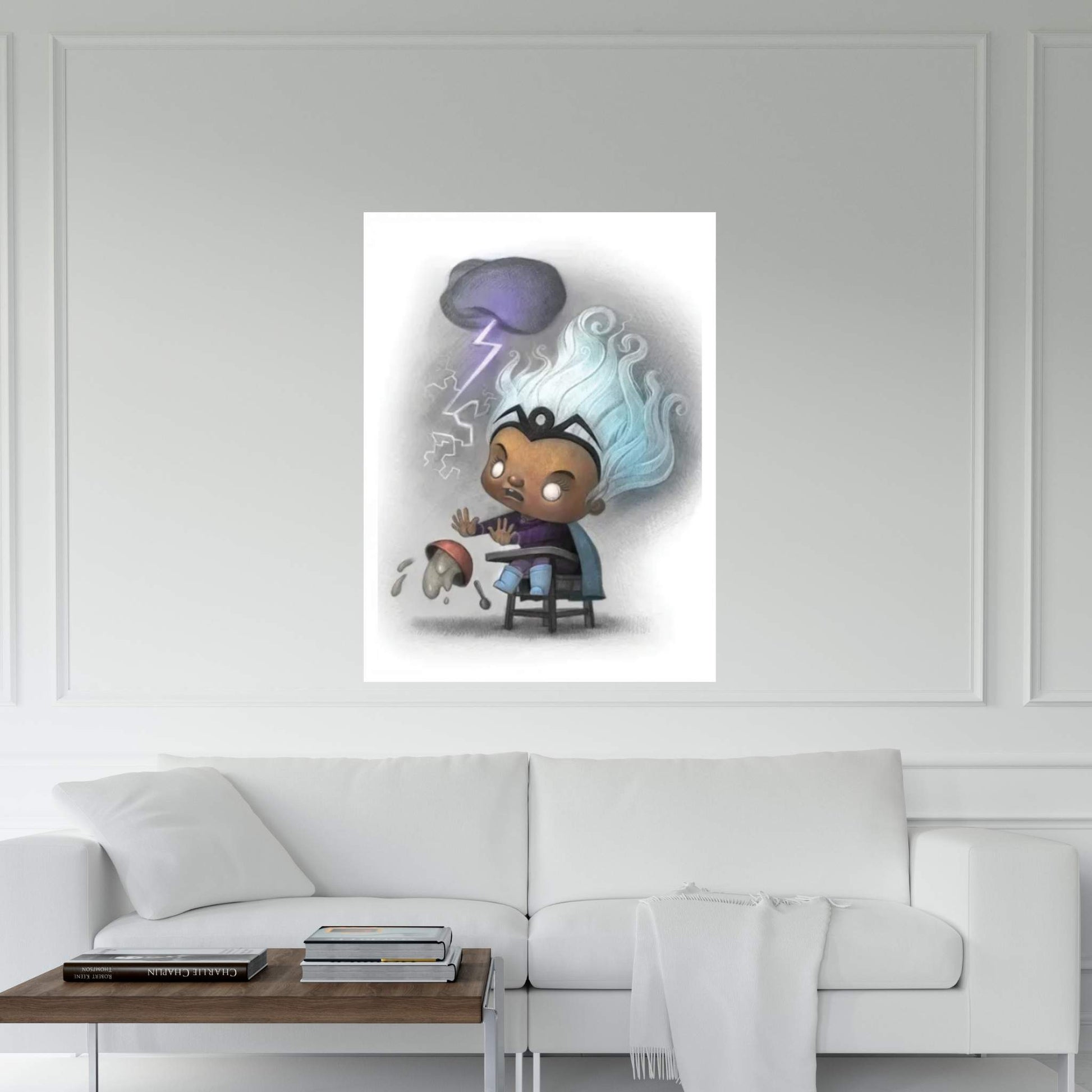 Baby Storm Canvas Wall Art - Y Canvas