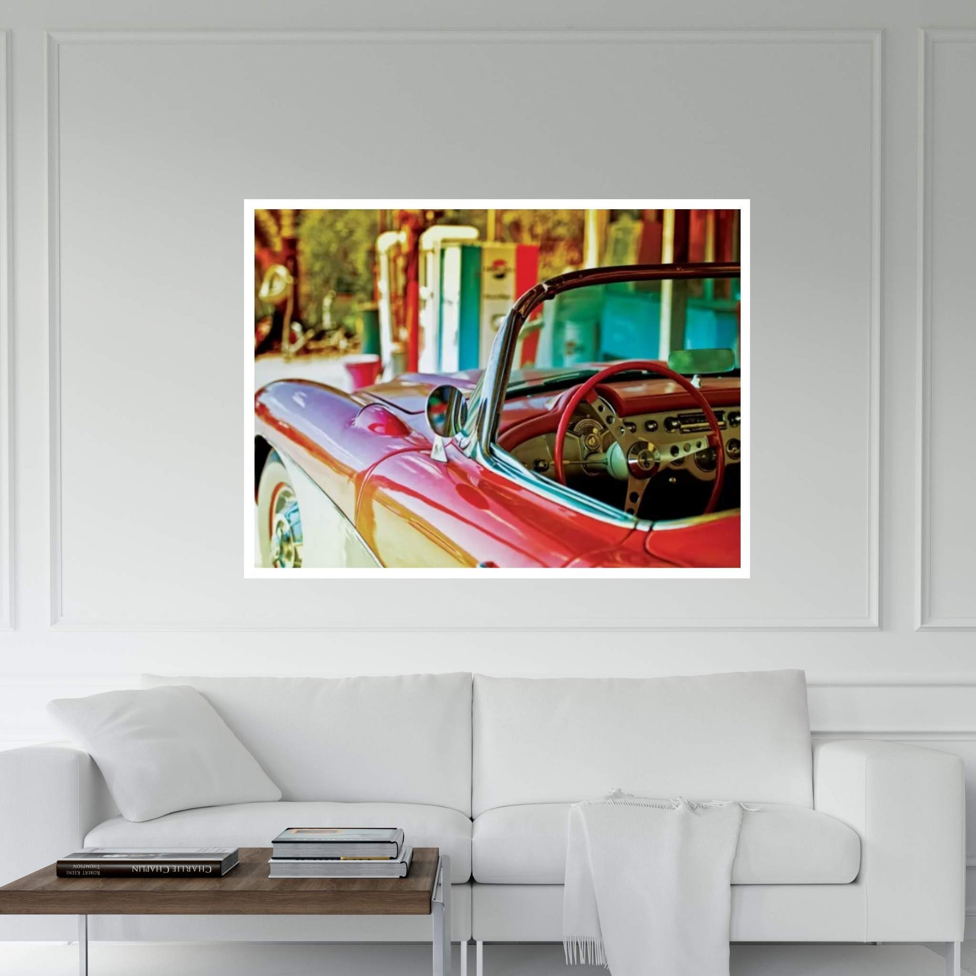 Classic Chevrolet Corvette Canvas Wall Art - Y Canvas