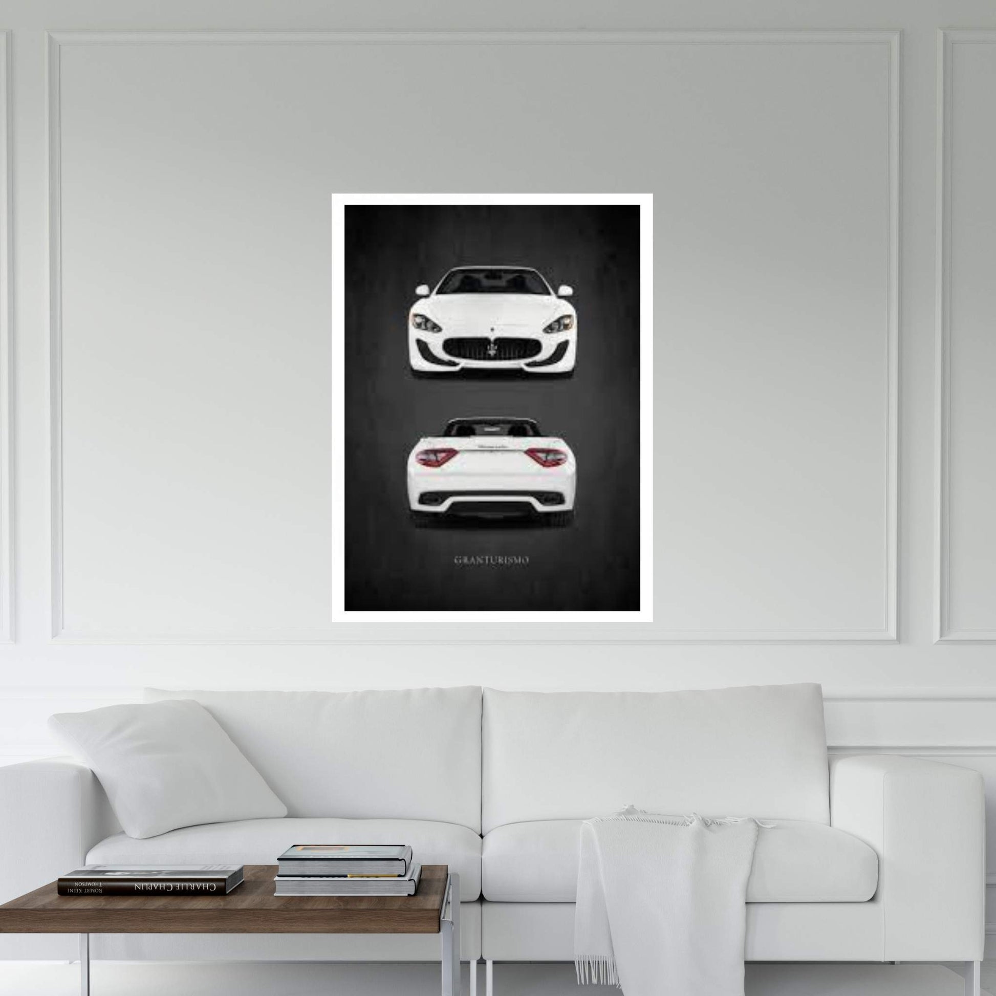 Maserati GranTurismo Canvas Wall Art - Y Canvas