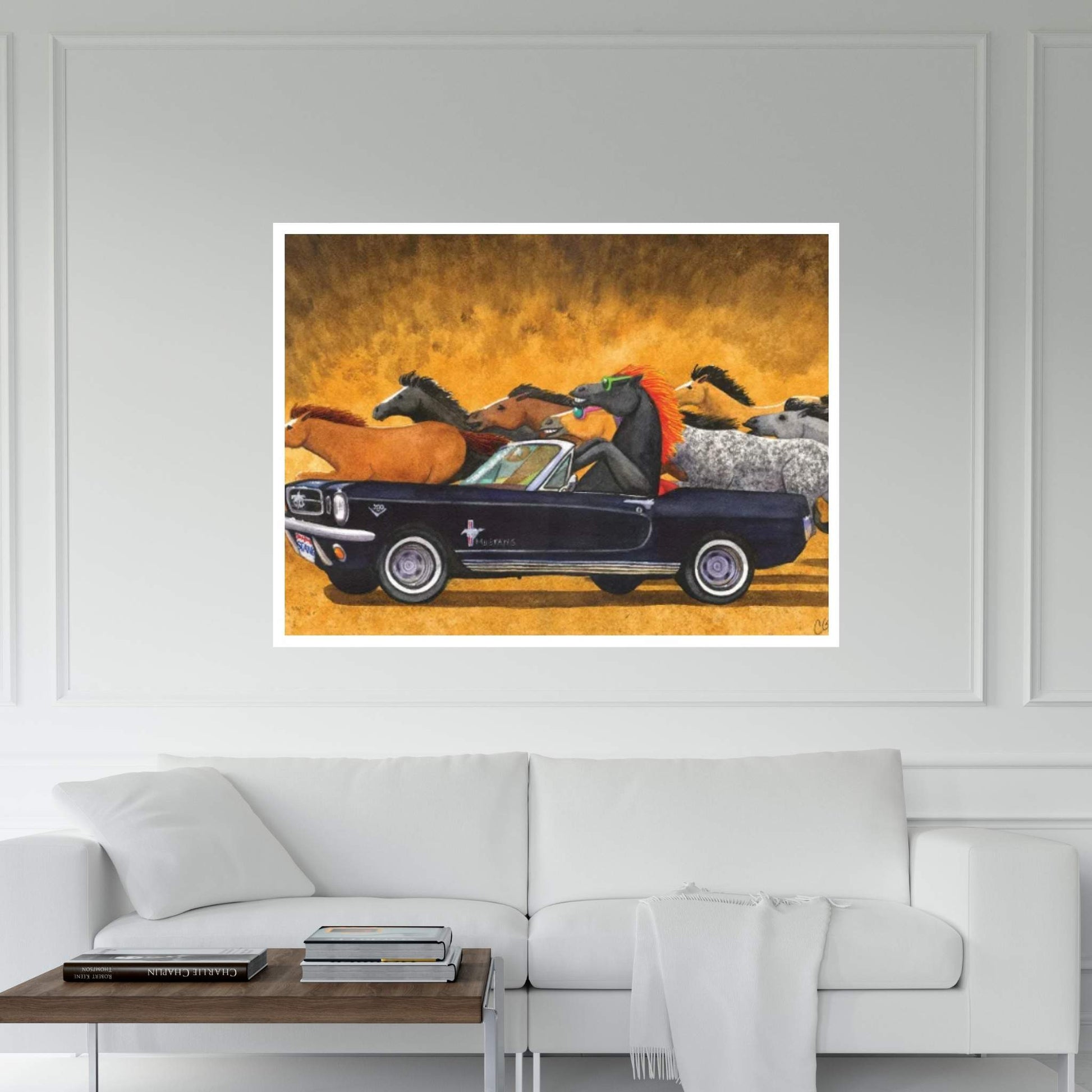 Stangs Canvas Wall Art - Y Canvas