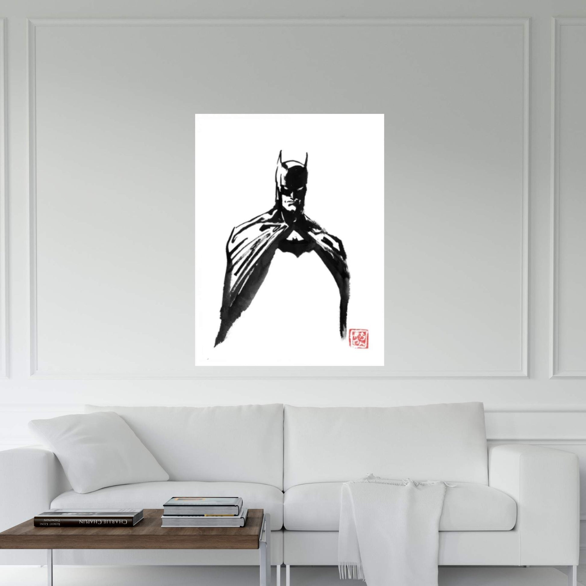 Inner Batman Canvas Wall Art - Y Canvas