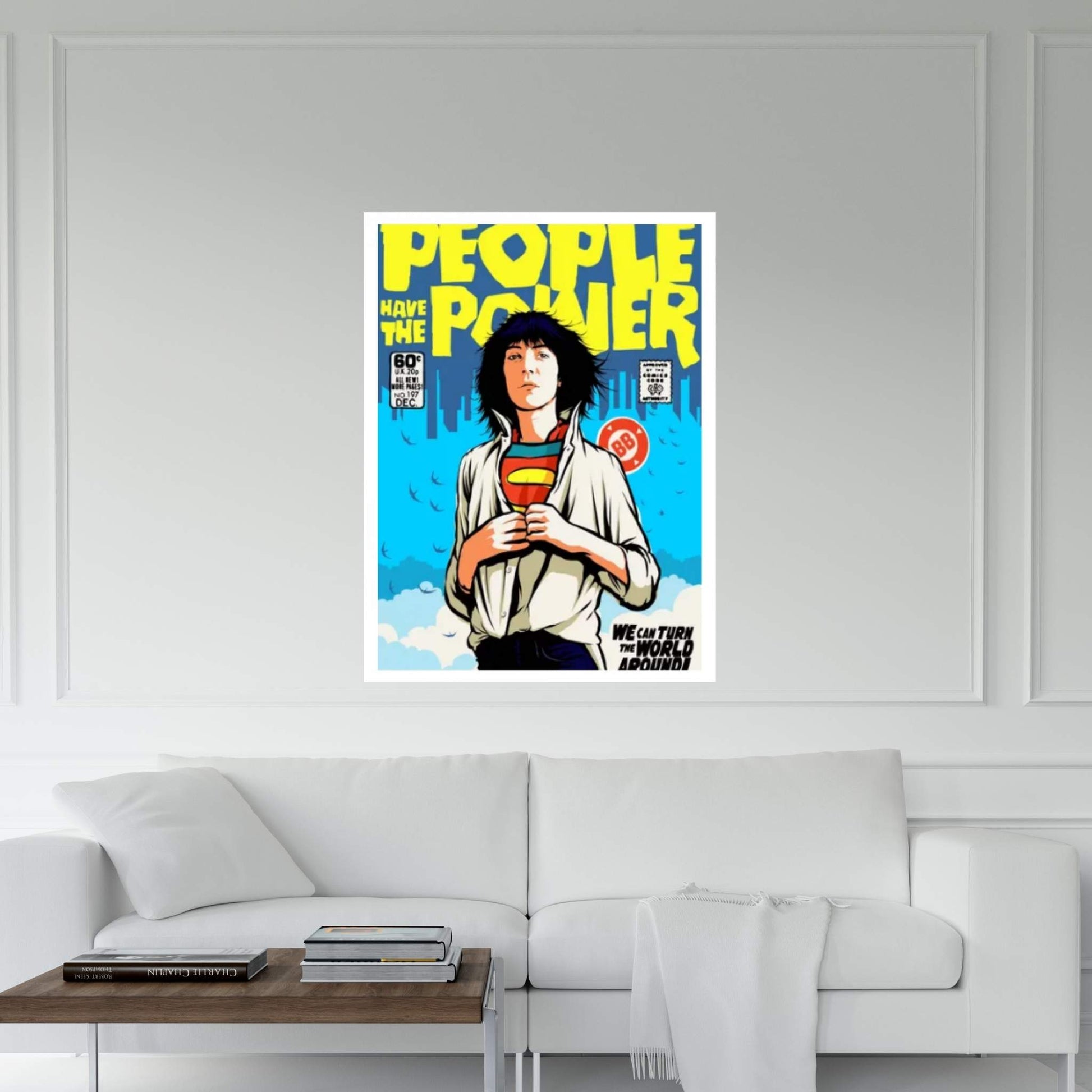 Power To The People Canvas Wall Art - Y Canvas