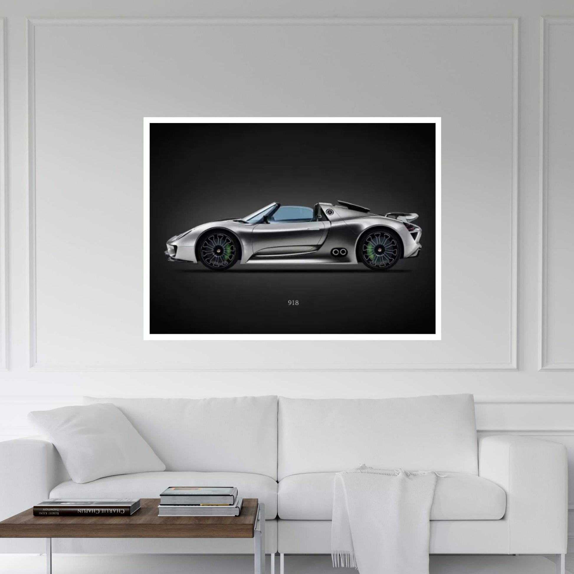 Porsche 918 Canvas Wall Art - Y Canvas