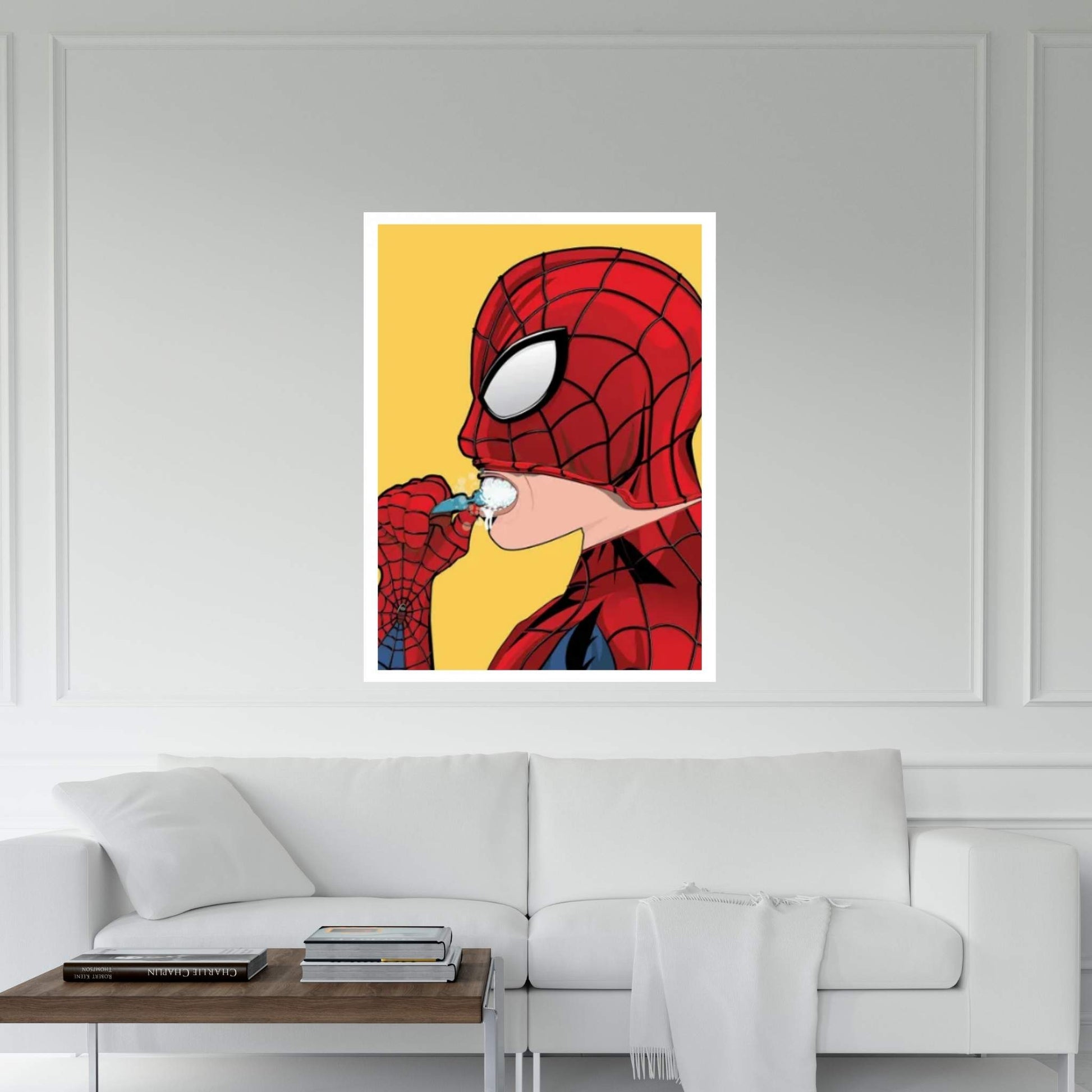 Spid Teeth Canvas Wall Art - Y Canvas