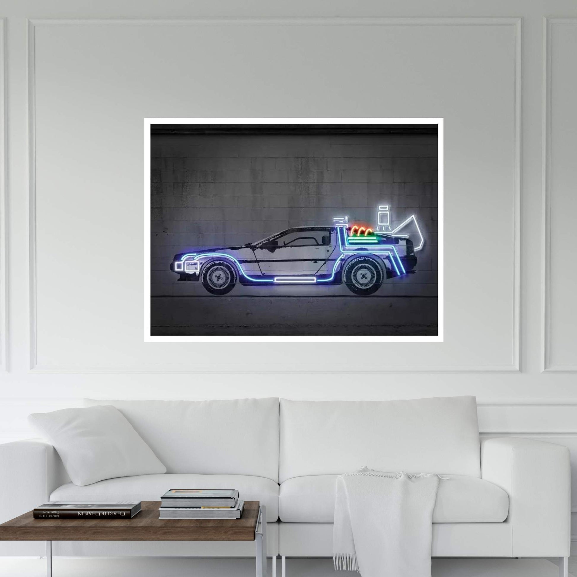 Delorean Canvas Wall Art - Y Canvas