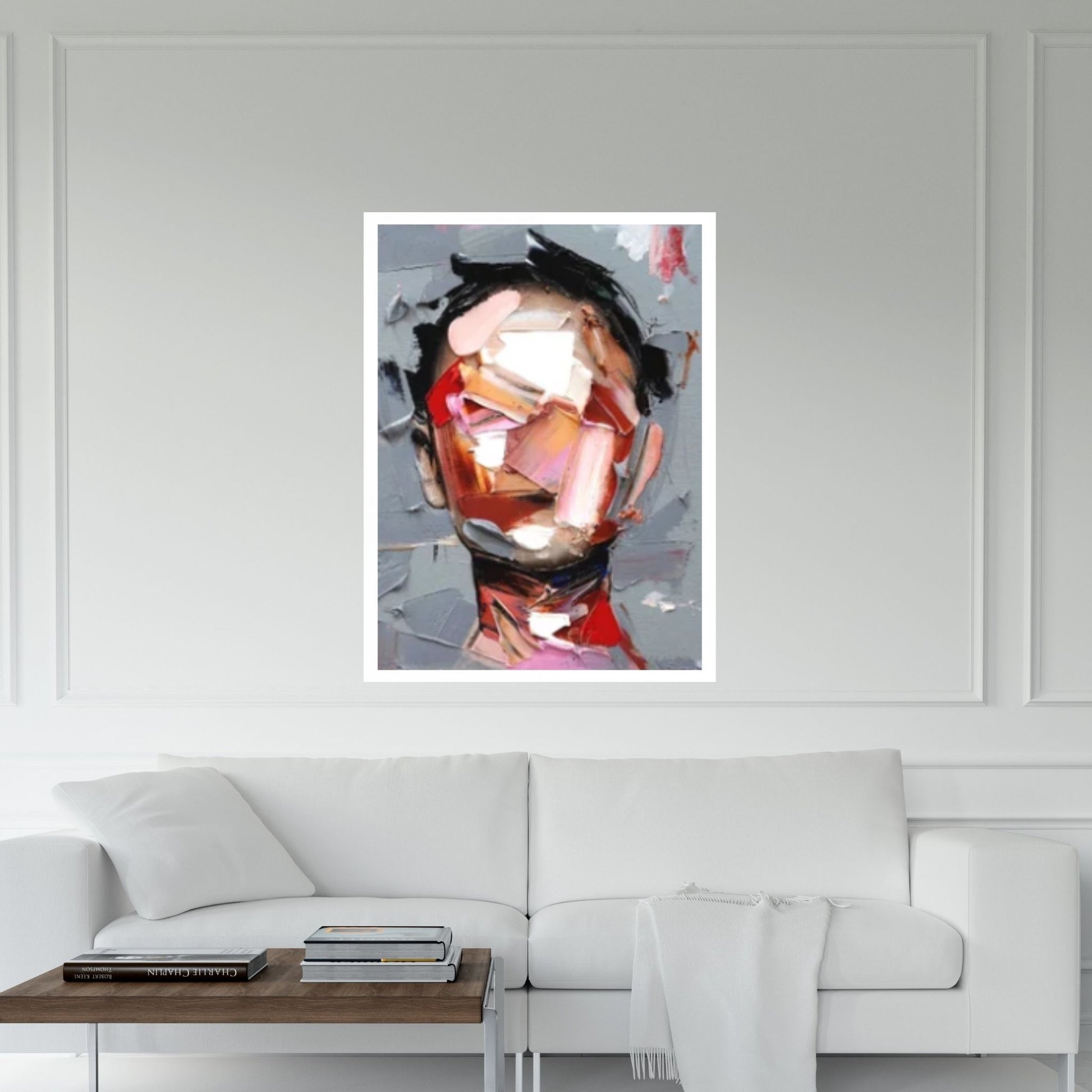 Woman Portrait Canvas Wall Art, Abstract Face Canvas Art, Face Canvas Art - Y Canvas