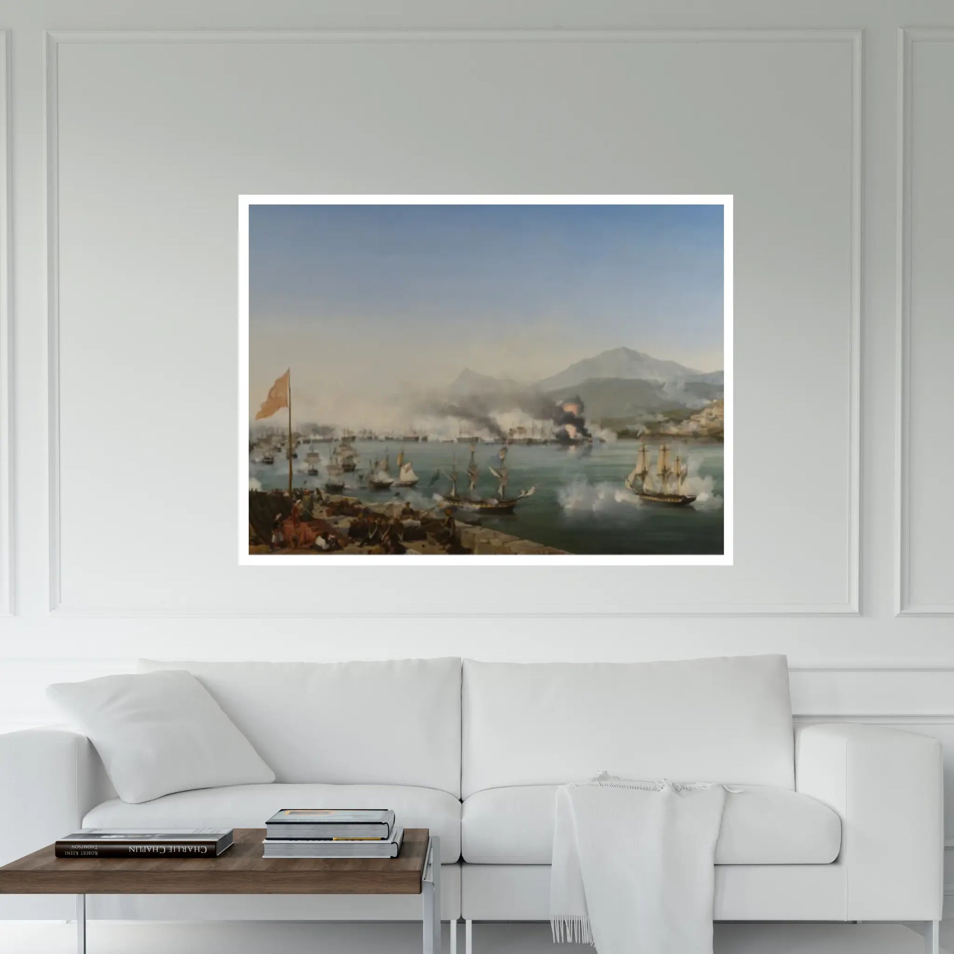 Ivan Aivazovsky - Siege Canvas WAll Art Home Decor - Y Canvas