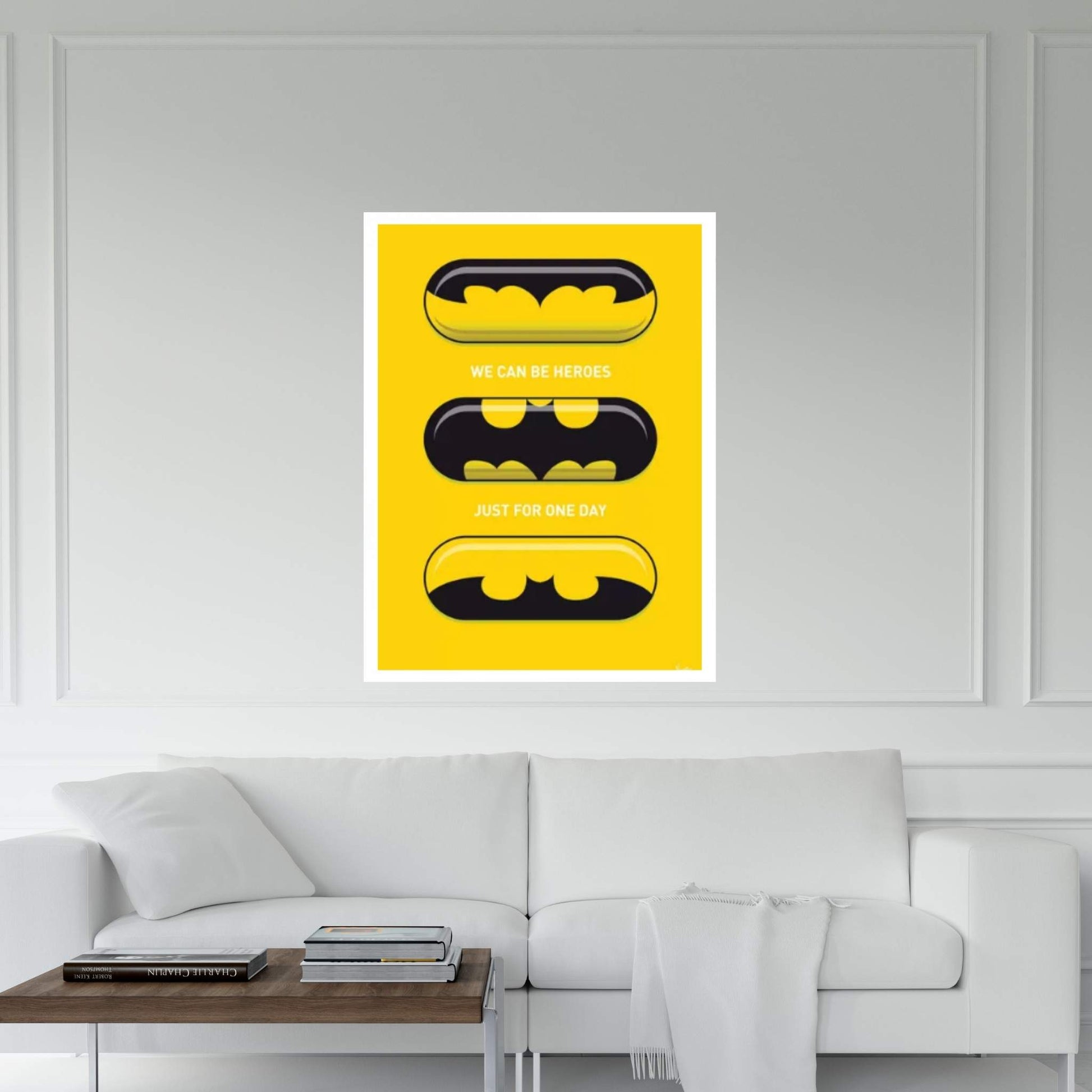 Superhero Pills Batman Canvas Wall Art - Y Canvas