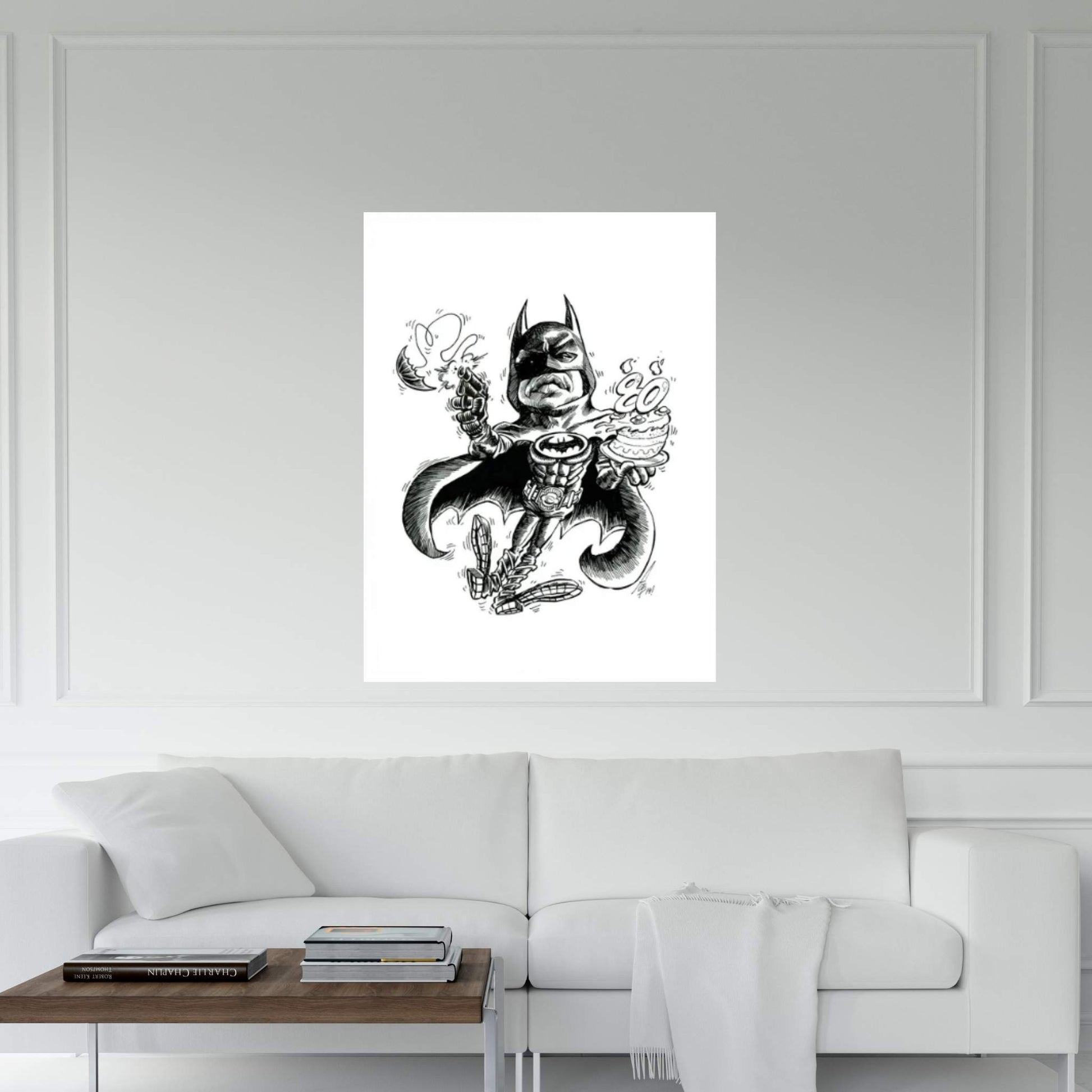 Batman Anniversary Canvas Wall Art - Y Canvas