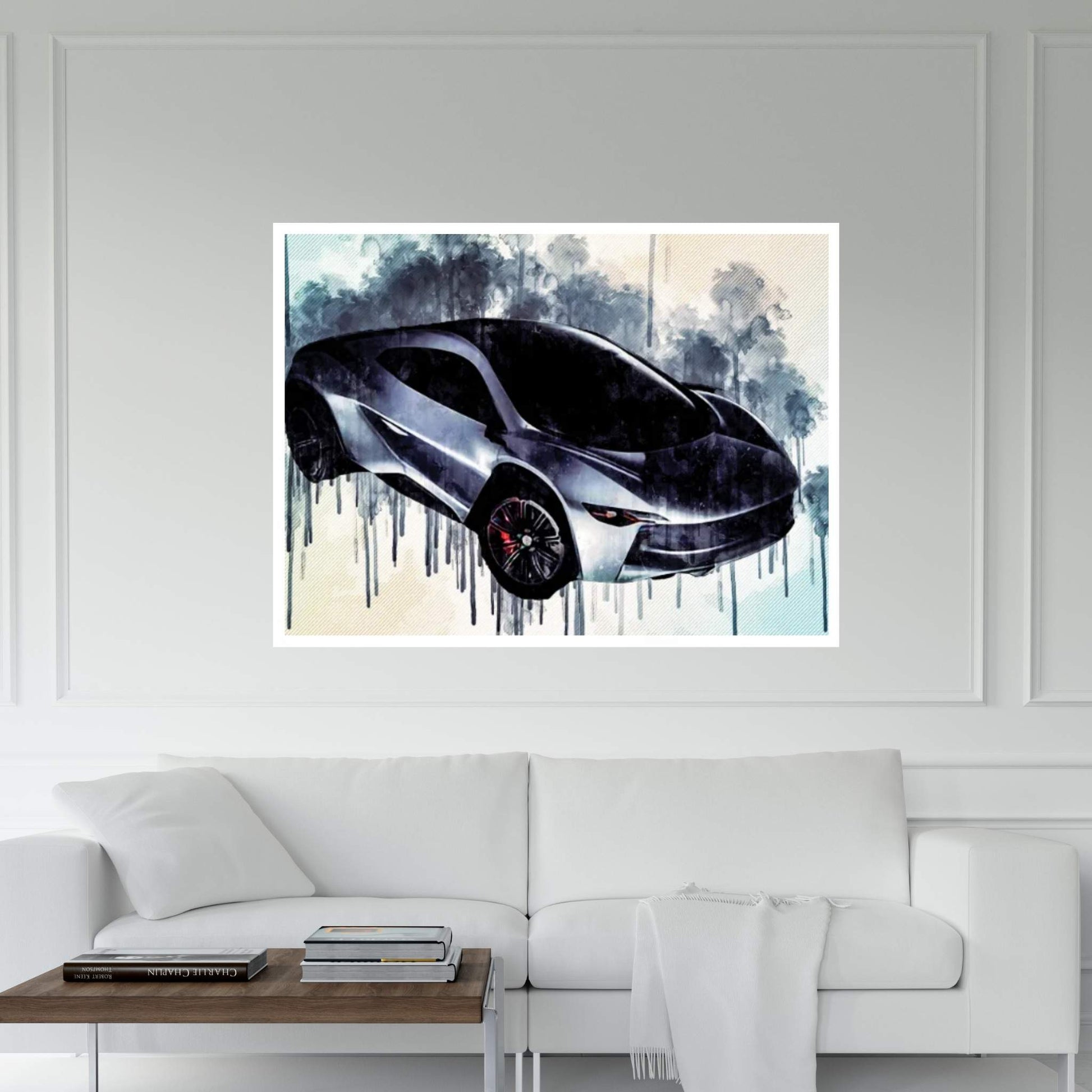 Eb110 Ramusa 2016 Bugatti Engine Hypercar Car Canvas Wall Art - Y Canvas