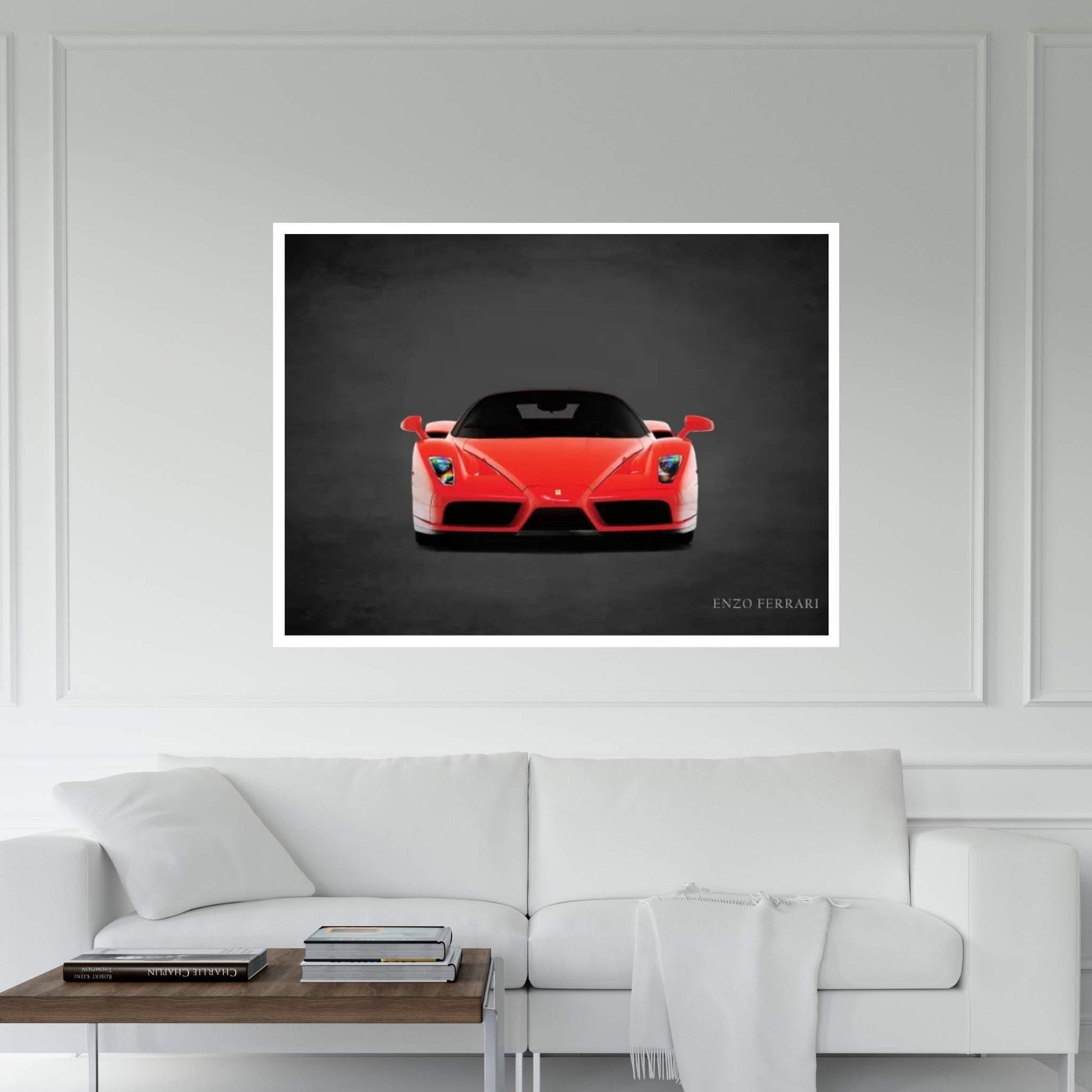 Ferrari Enzo, Front Canvas Wall Art - Y Canvas