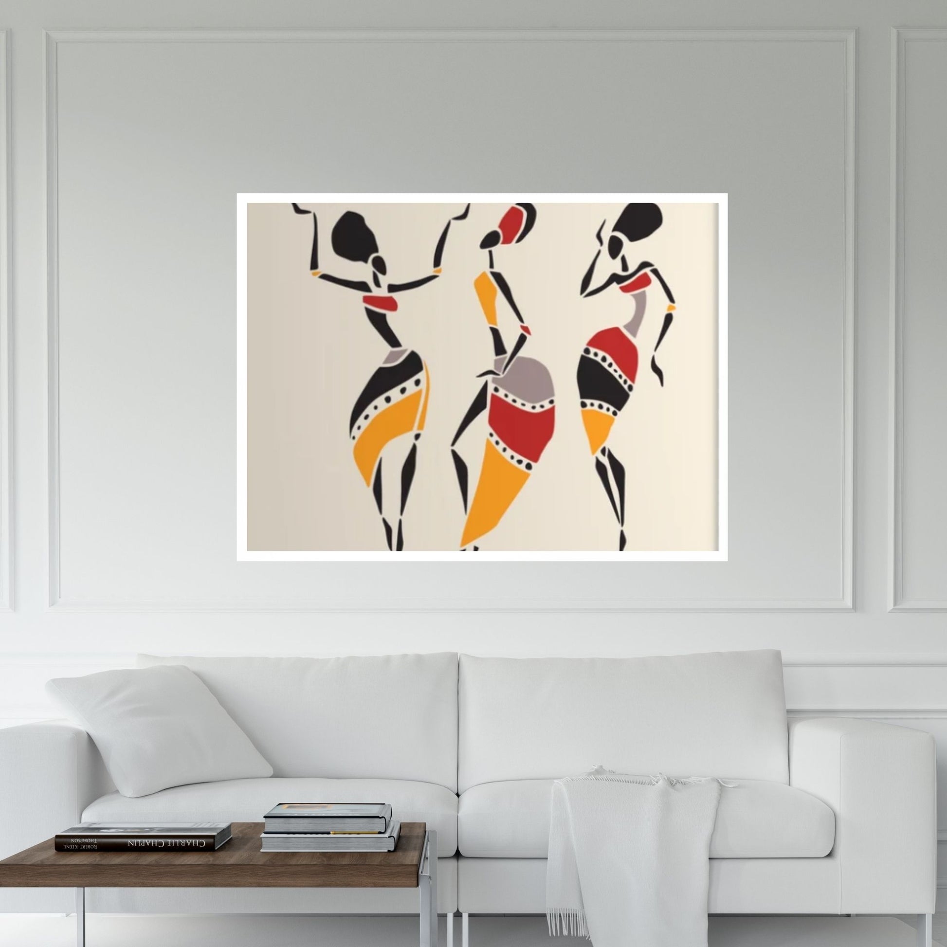 African Dancers Print, African Wall Art, Ethnic Wall Art, African Women Canvas, African Woman Canvas, African Art - Y Canvas