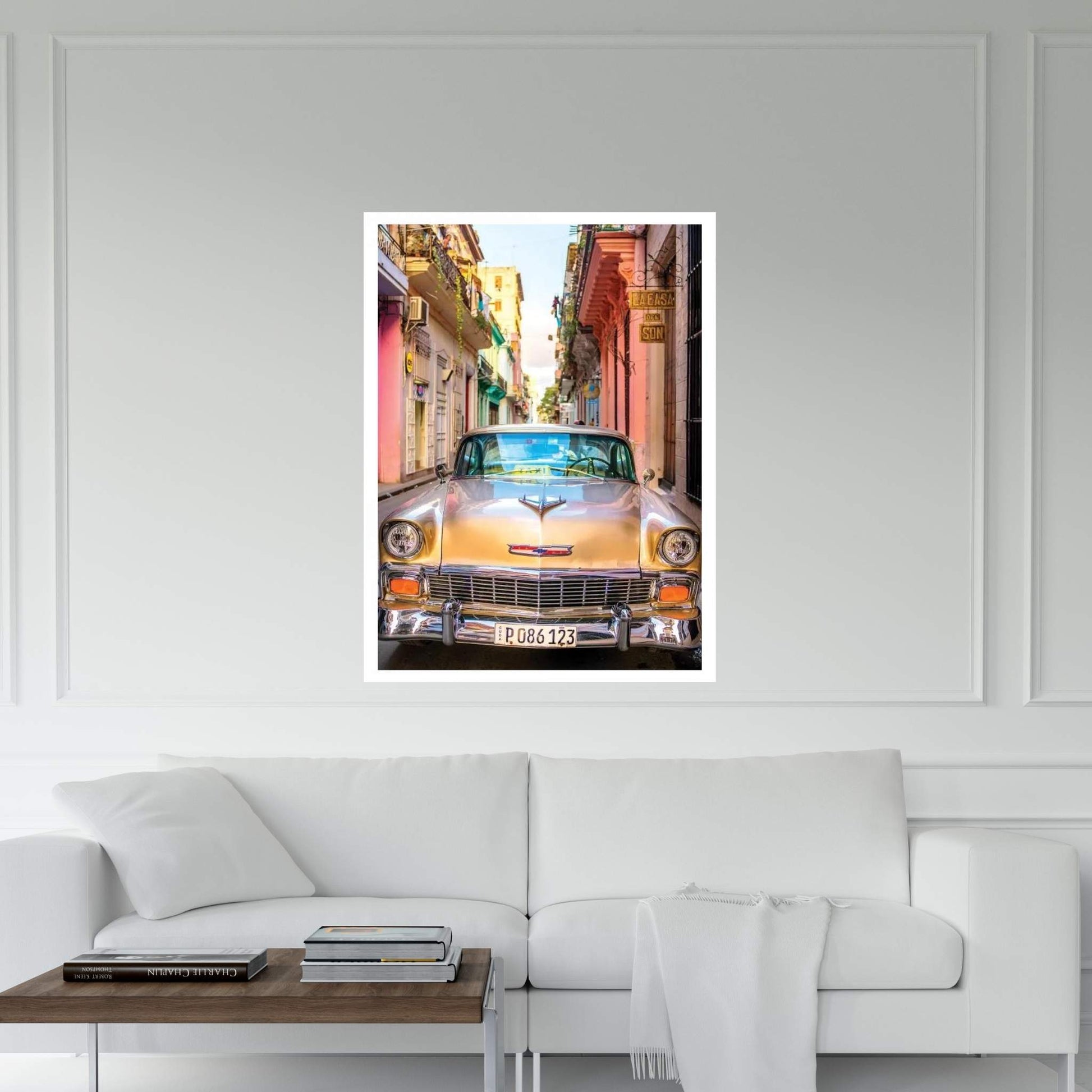 Oldtimer Old Havana I Canvas Wall Art - Y Canvas