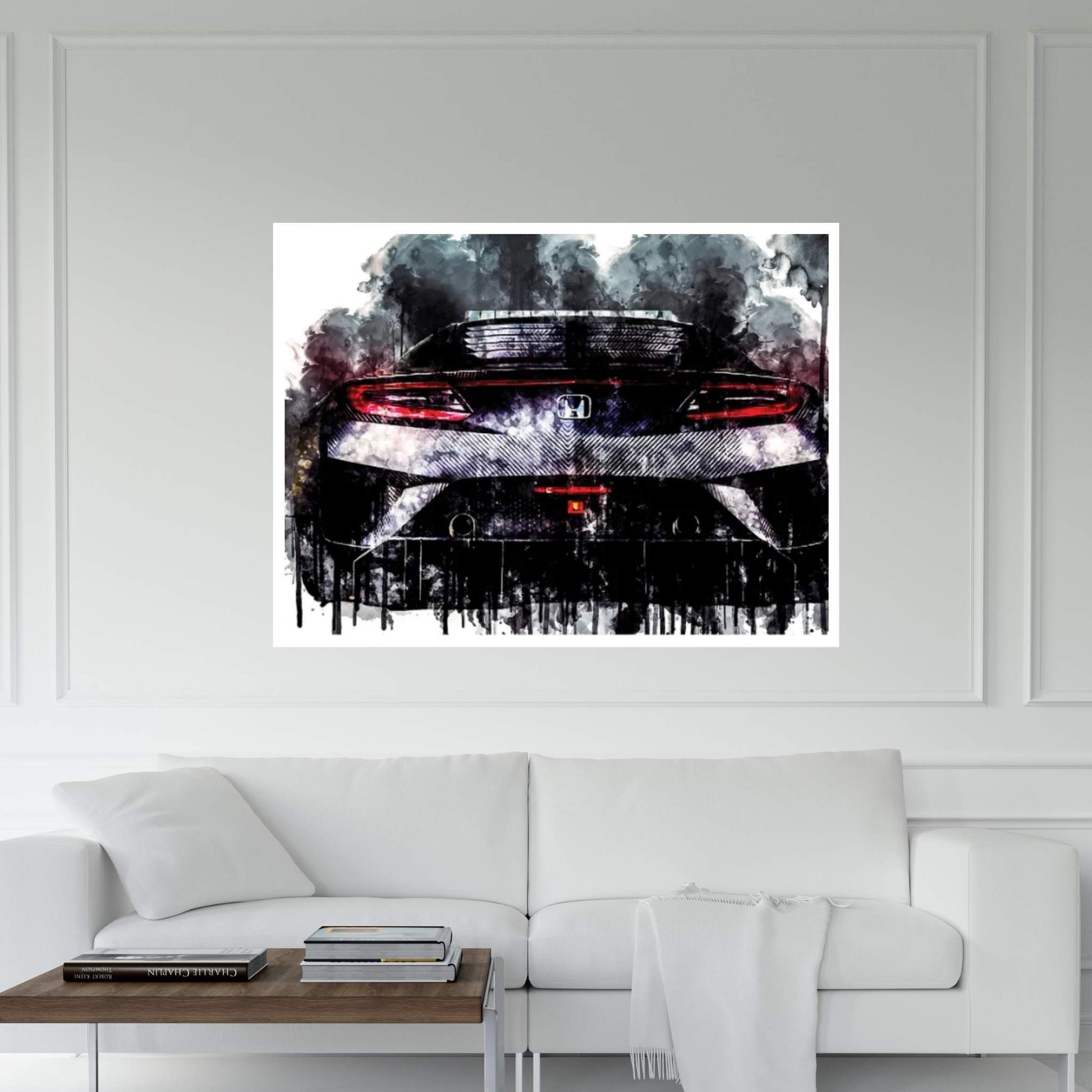 2017 Honda NSX GT3 Vehicle XCVI Canvas Wall Art - Y Canvas