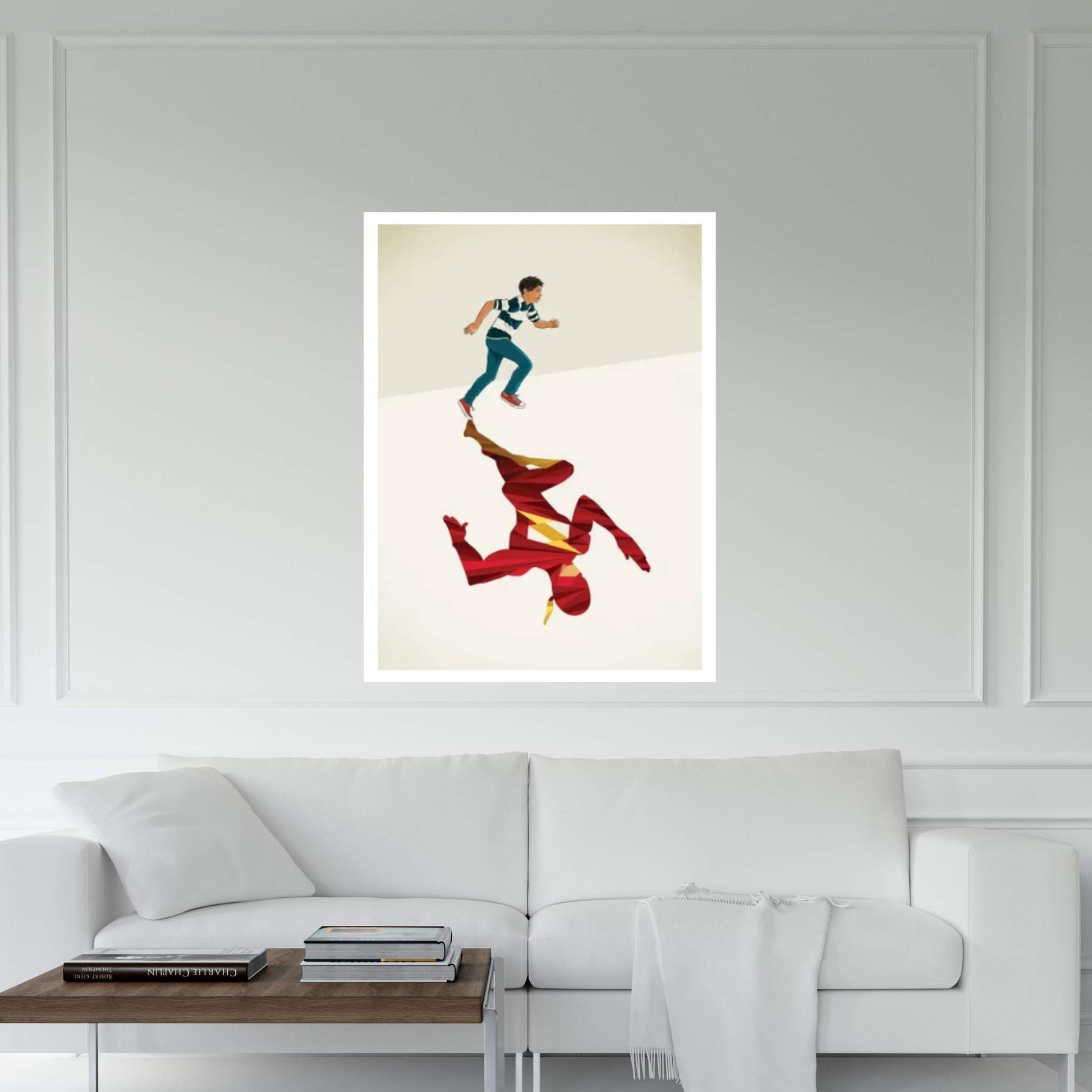 Scarlet Speedster 2 Canvas Wall Art - Y Canvas