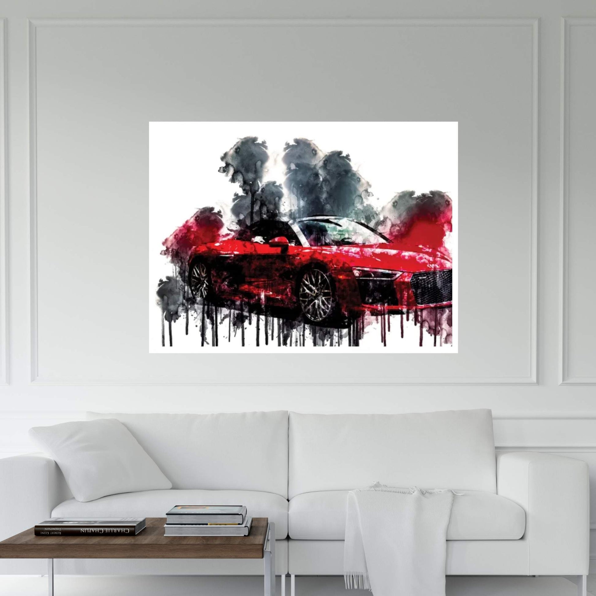 2018 Audi R8 Spyder V10 Plus Canvas Wall Art - Y Canvas