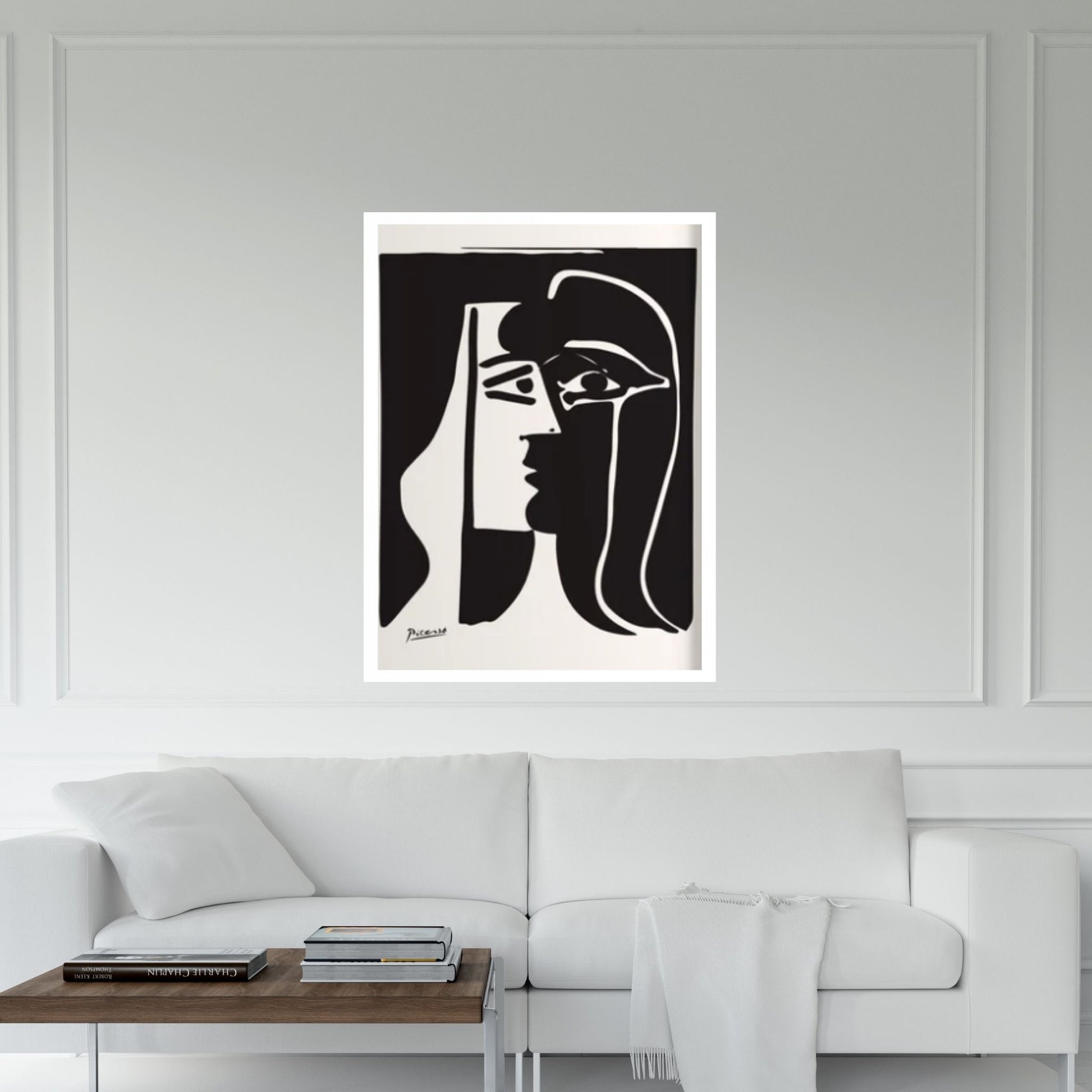 Picasso Kiss Art Museum Exhibition Canvas Wall Art, Pablo Picasso Print - Y Canvas