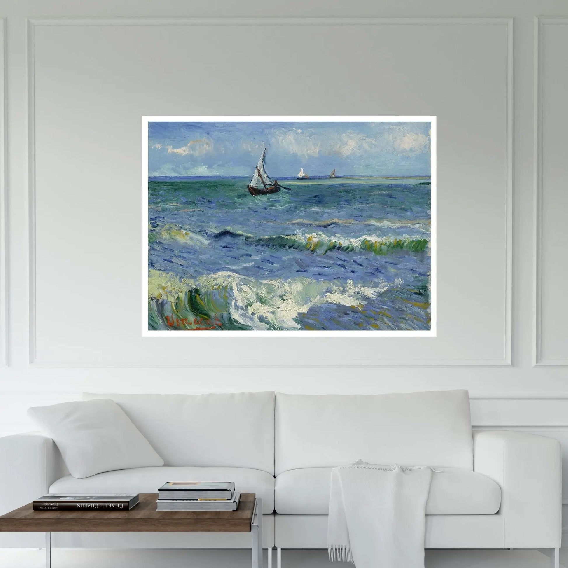 Seascape Near Les Saintes Maries de la Mer Canvas Wall Art - Y Canvas