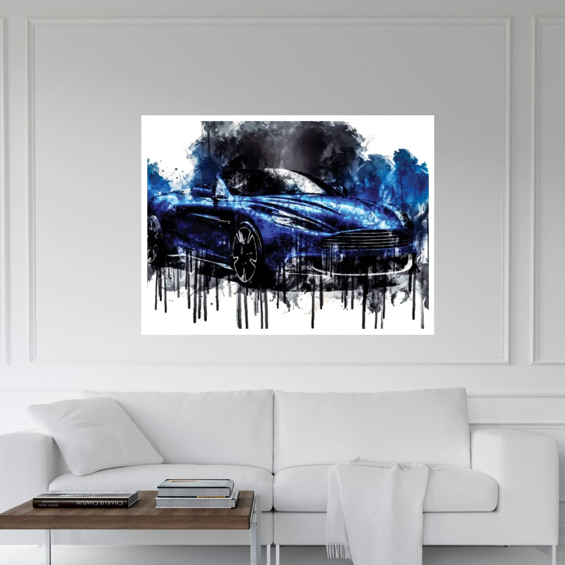 2018 Aston Martin Vanquish S Volante Canvas Wall Art - Y Canvas