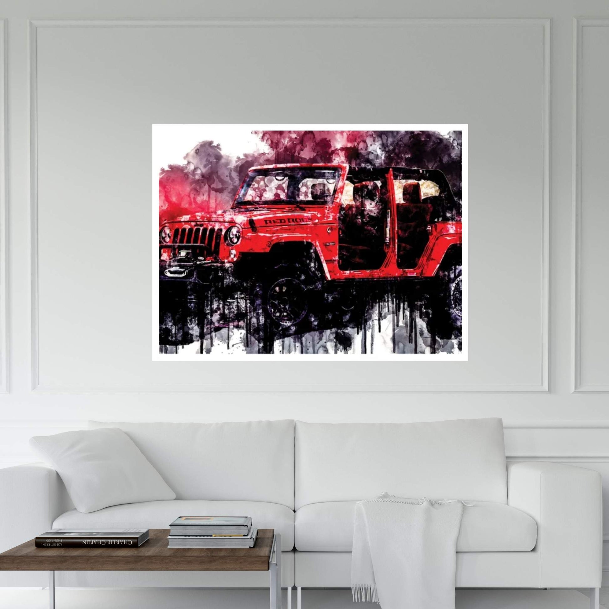 2017 Jeep Wrangler Red Rock Edition Canvas Wall Art - Y Canvas