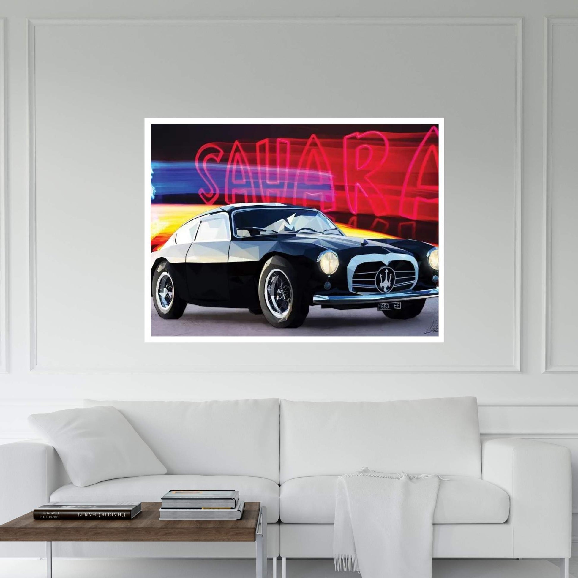 Le Noir Maserati Canvas Wall Art - Y Canvas