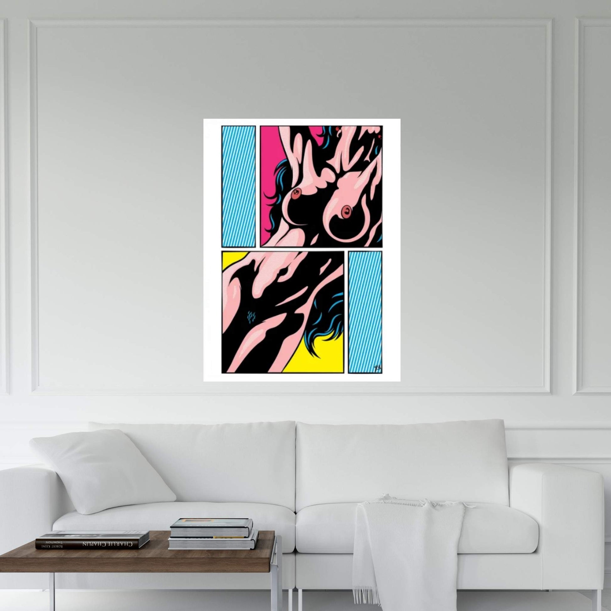 The Wonder Alpha Canvas Wall Art - Y Canvas