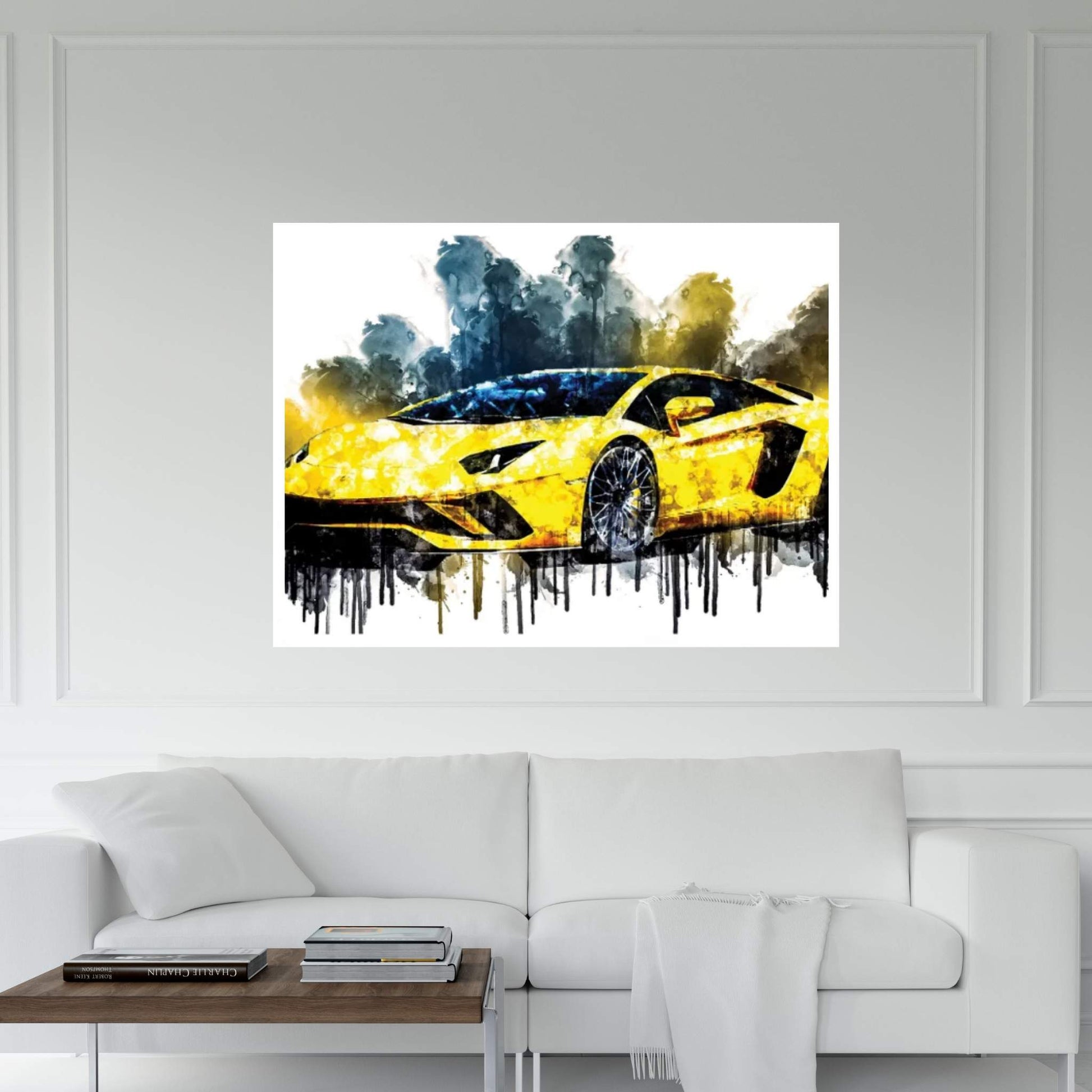 2017 Lamborghini Aventador S Canvas Wall Art - Y Canvas