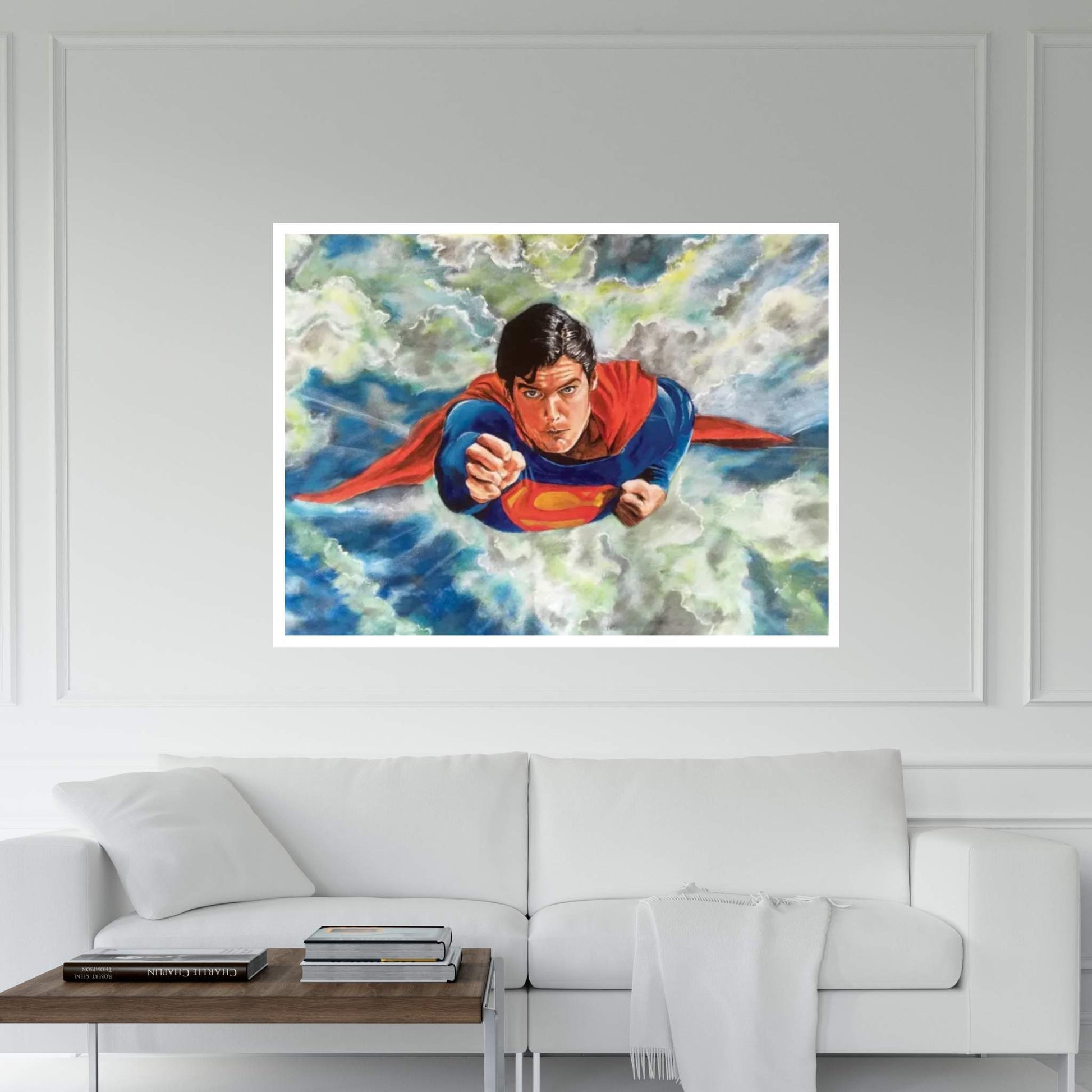 A Man Can Fly Canvas Wall Art - Y Canvas