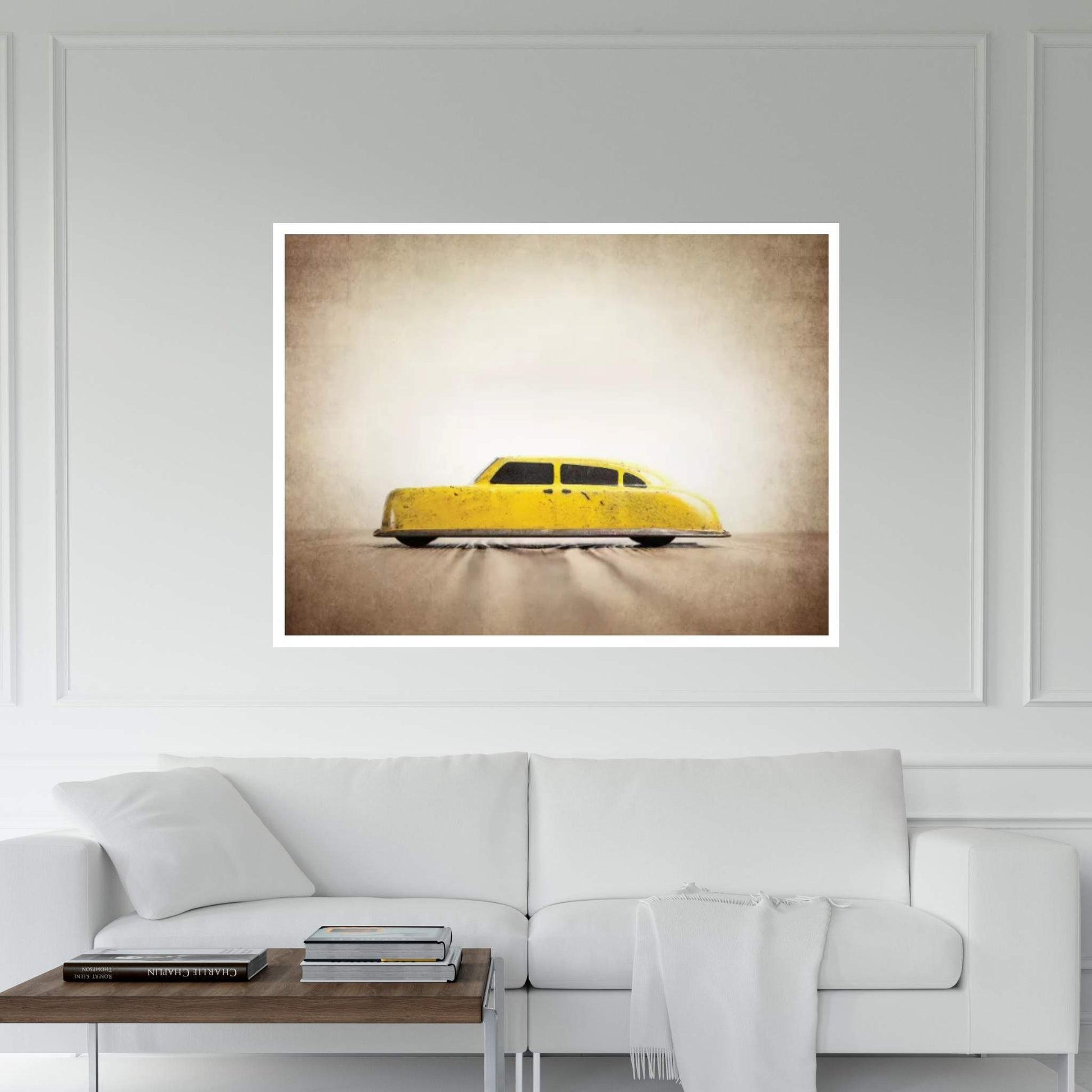 ARGO Yellow Taxi Canvas Wall Art - Y Canvas