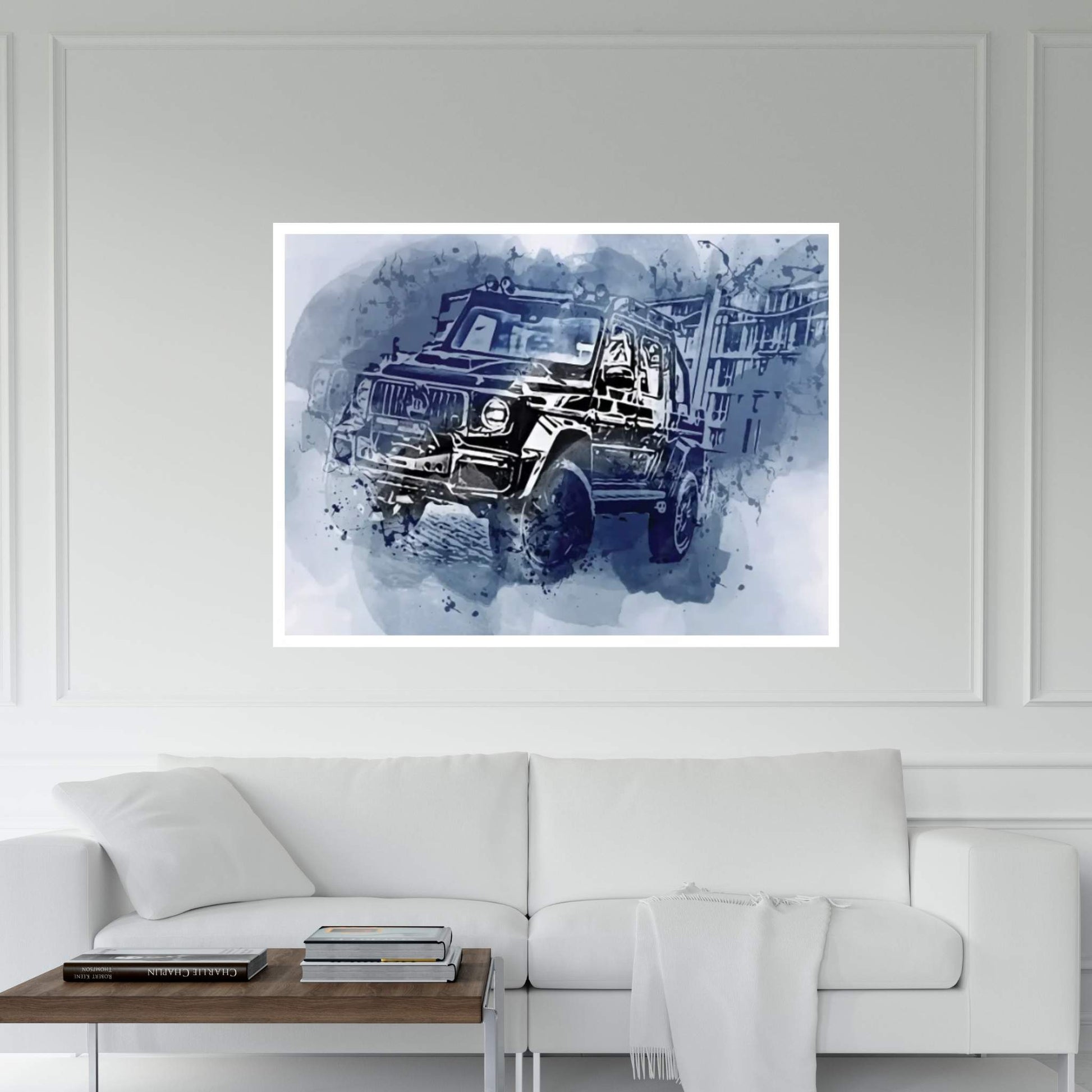 Brabus 800 Adventure XLP Superblack 2022 Canvas Wall Art - Y Canvas