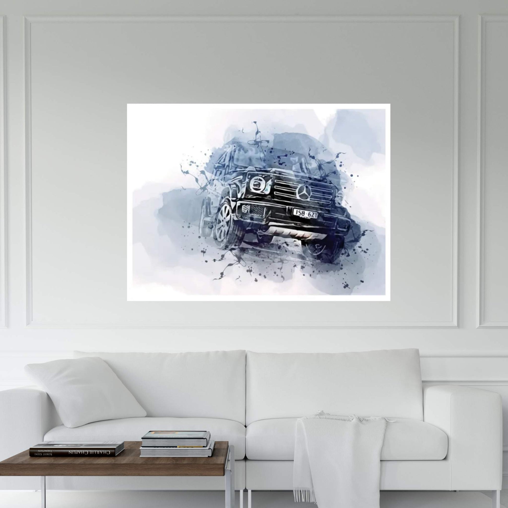 Mercedes-Benz G 400 D 2021 Canvas Wall Art - Y Canvas