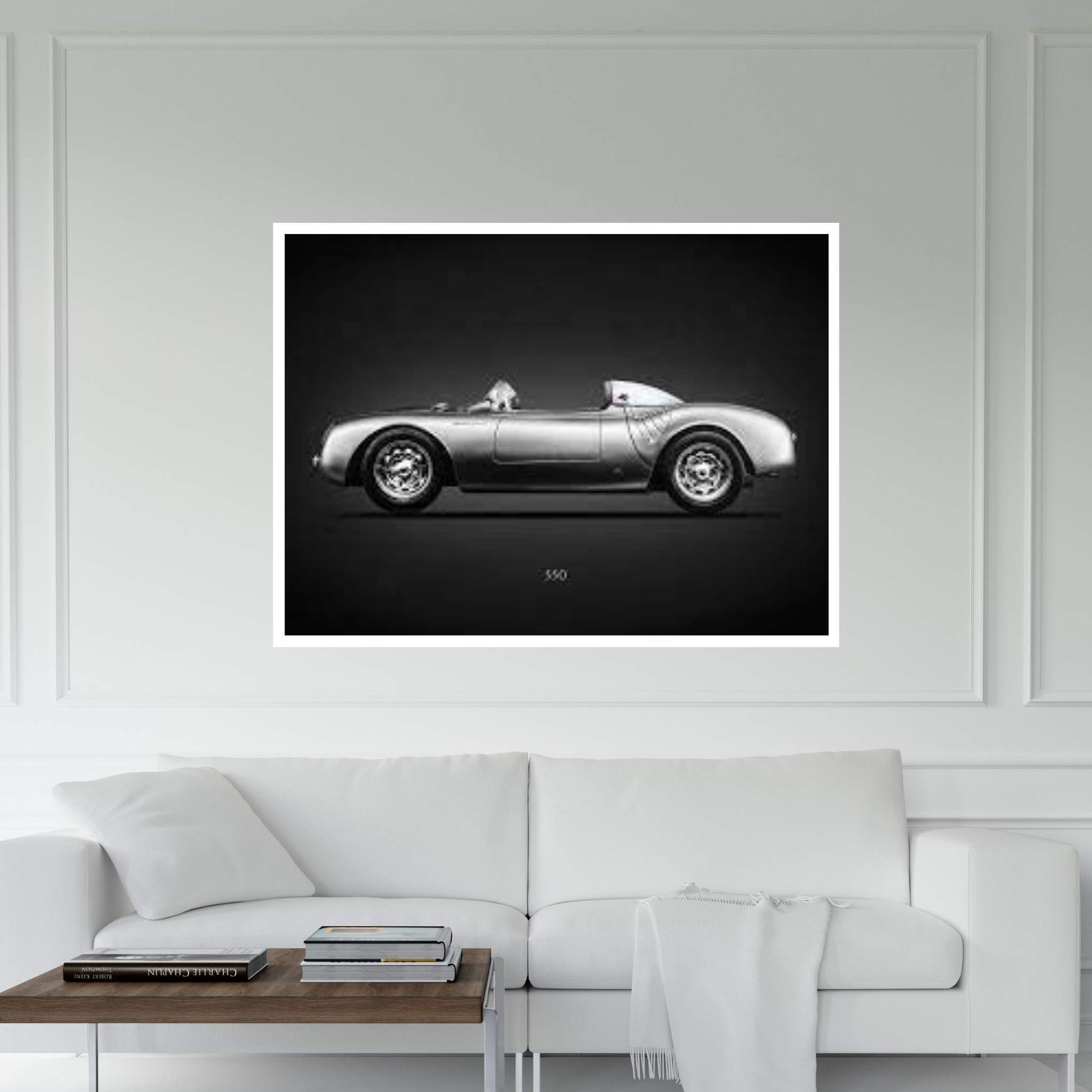 Porsche 550 Spyder Canvas Wall Art - Y Canvas