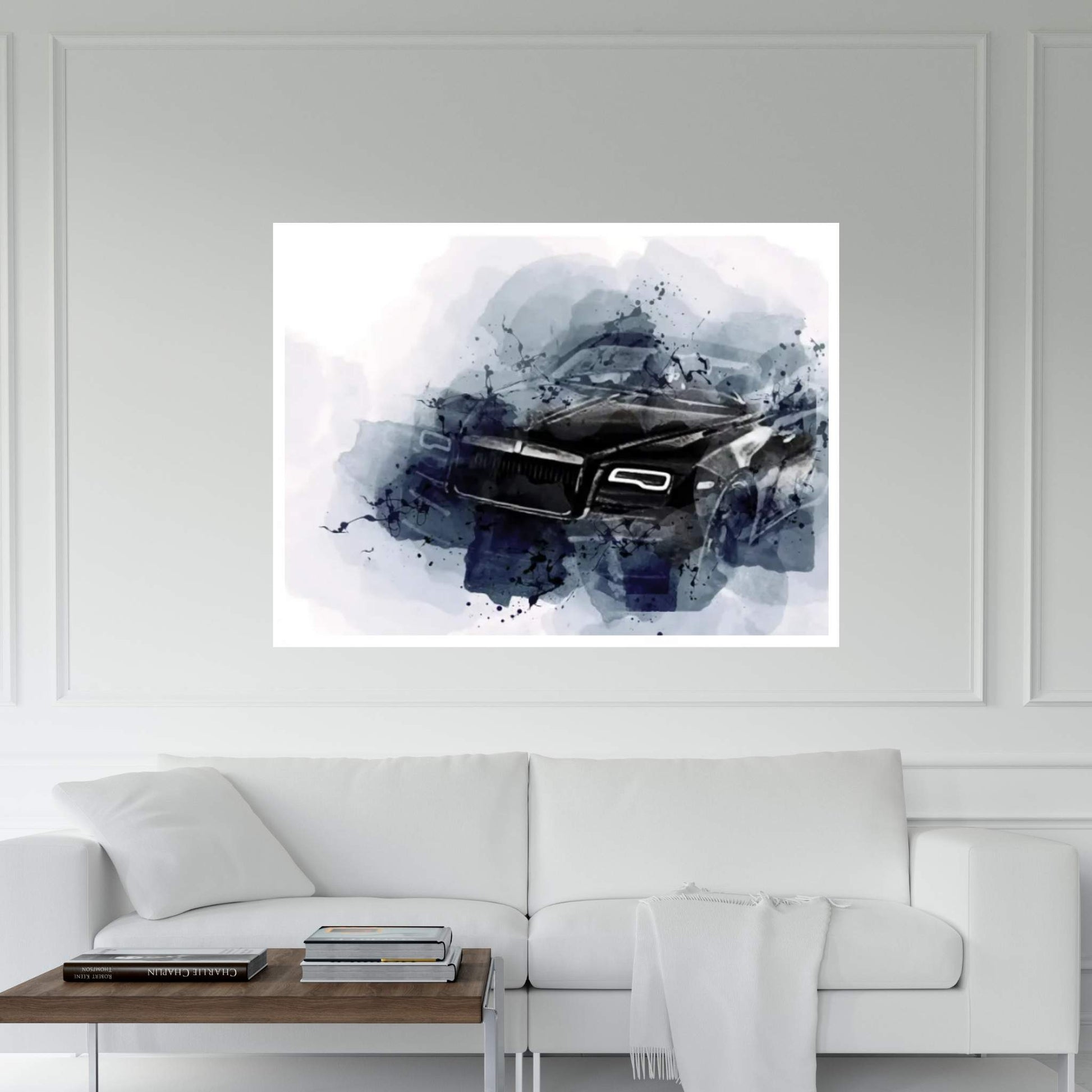 2022 Spofec Overdose Rolls-Royce Dawn Black Badge Canvas Wall Art - Y Canvas